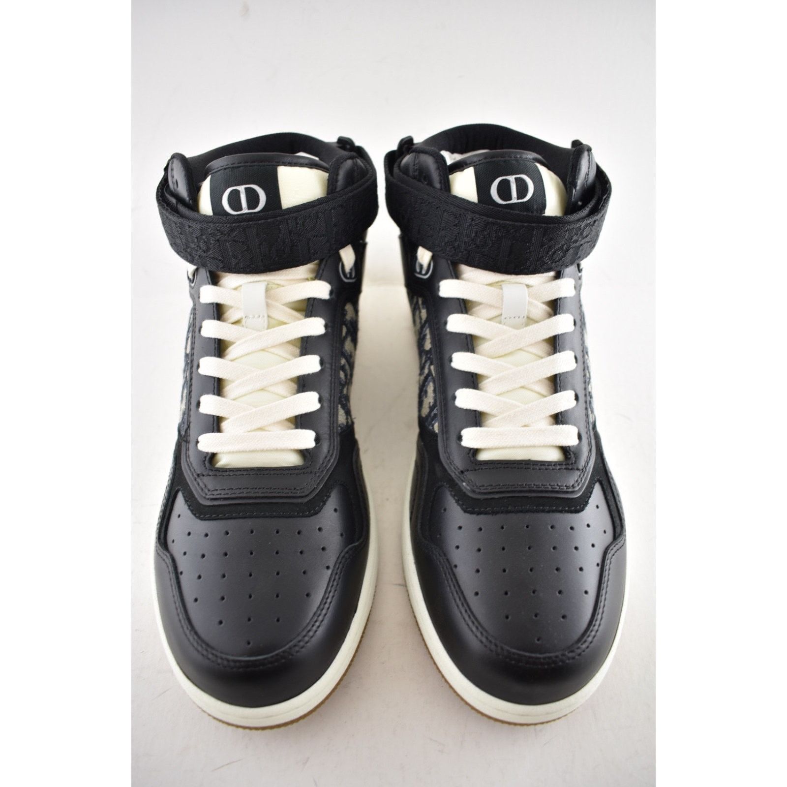 Dior Dior Mens B27 Leather Oblique High Top Sneakers 44 11 Size US 11 / EU 44 - 6 Thumbnail