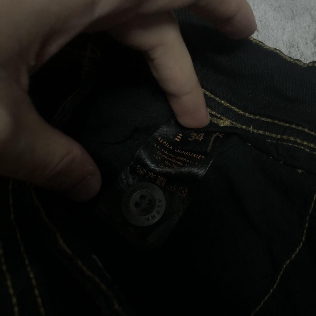 Other Black cargo jeans with adjustable waist and ankle straps Size US 34 / EU 50 - 4 Thumbnail
