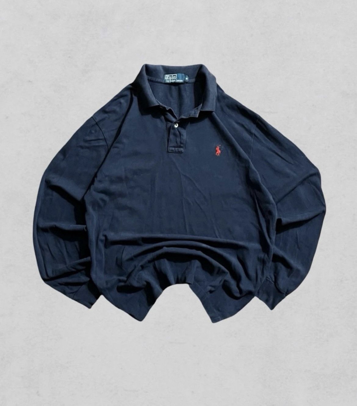 Polo Ralph Lauren Long-sleeved Polo Shirt Ralph Lauren vintage Old Money Size US M / EU 48-50 / 2 - 1 Thumbnail