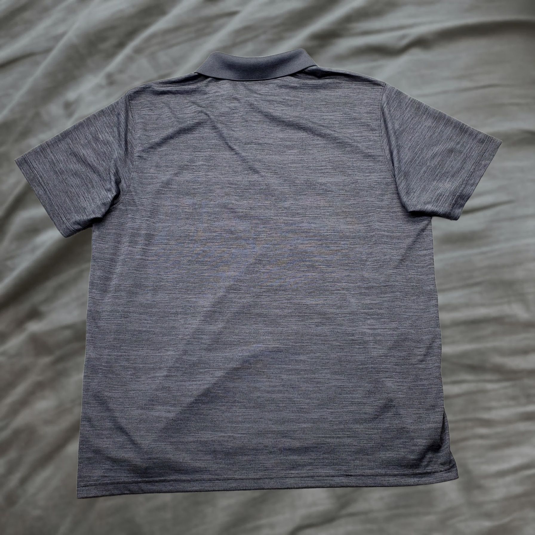 Hudson North Hudson Polo Shirt Mens XL Gray Space Dye Short Sleeve Slit Collar Polo Shirt Size US XL / EU 56 / 4 - 1 Thumbnail