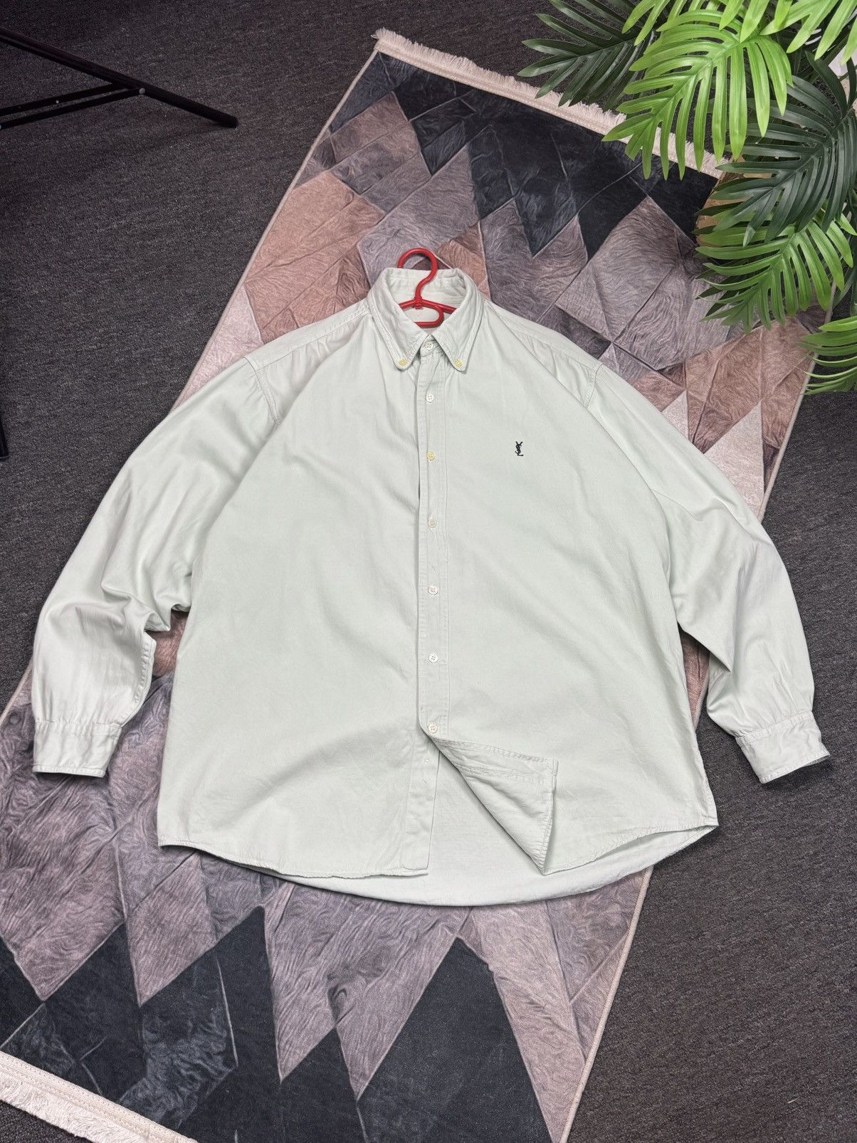 Japanese Brand Vintage Style Ysl Yves Saint Laurent Long-sleeved shirt Size US XL / EU 56 / 4 - 25 Thumbnail