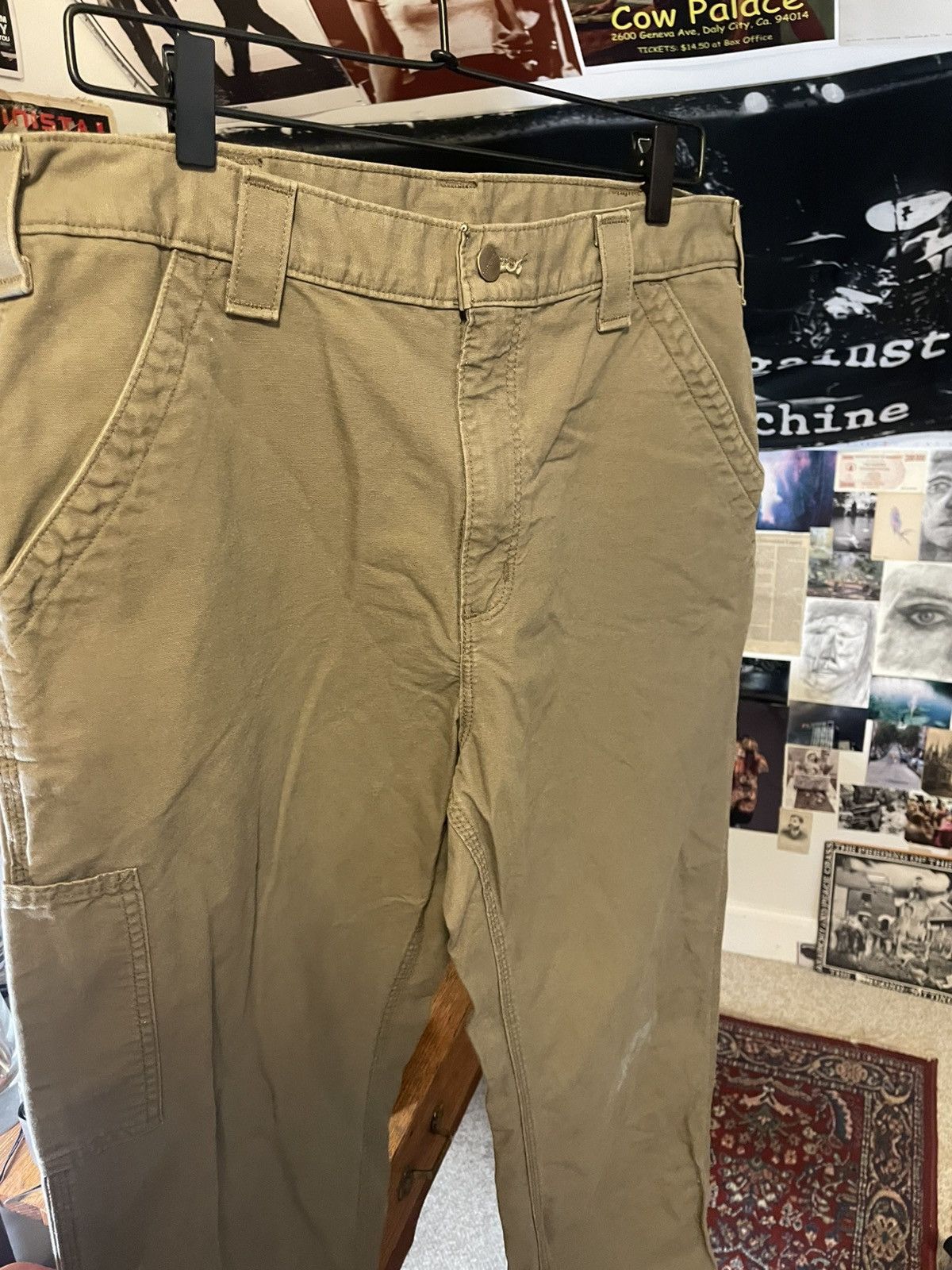 Carhartt Brown Carharrt painters pants Size US 35 - 2 Thumbnail