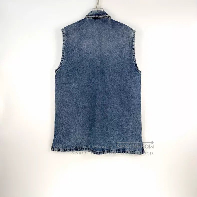 Prada Prada Blue washed sleeveless denim jacket Size XS / US 0-2 / IT 36-38 - 4 Thumbnail