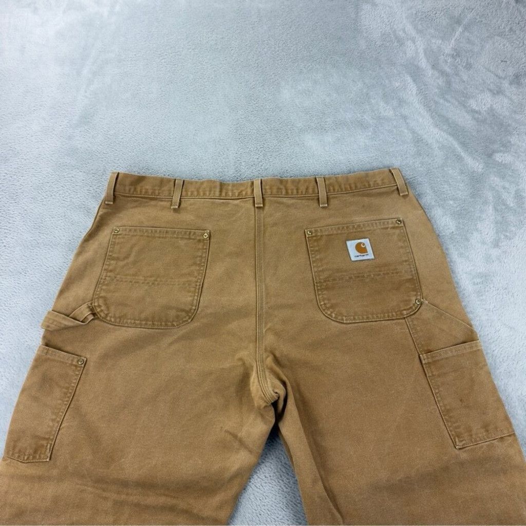 Carhartt Vintage Carhartt Men's Size 42x27 B01 BRN Tan Double Knee Pa Size US 30 / EU 46 - 12 Thumbnail