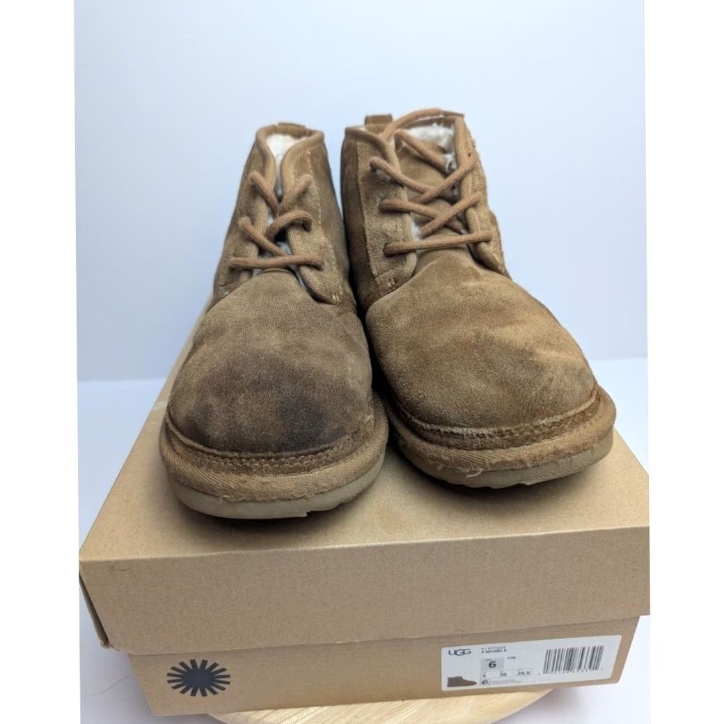 Ugg UGG Neumel II Chestnut Brown Suede Low Chukka Boots Mens Size 6 Size US S / EU 44-46 / 1 - 2 Thumbnail