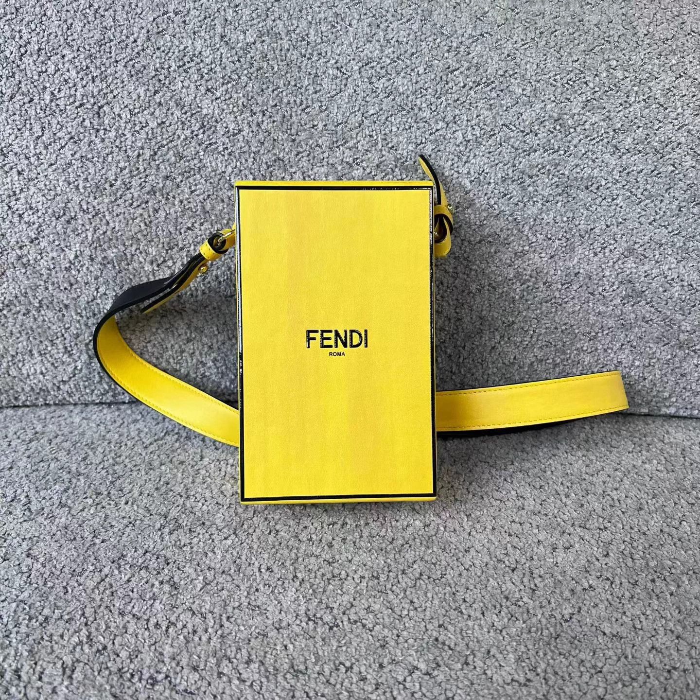 Fendi Fendi Yellow Box Mini Crossbody/Shoulder Bag Size ONE SIZE - 1 Thumbnail