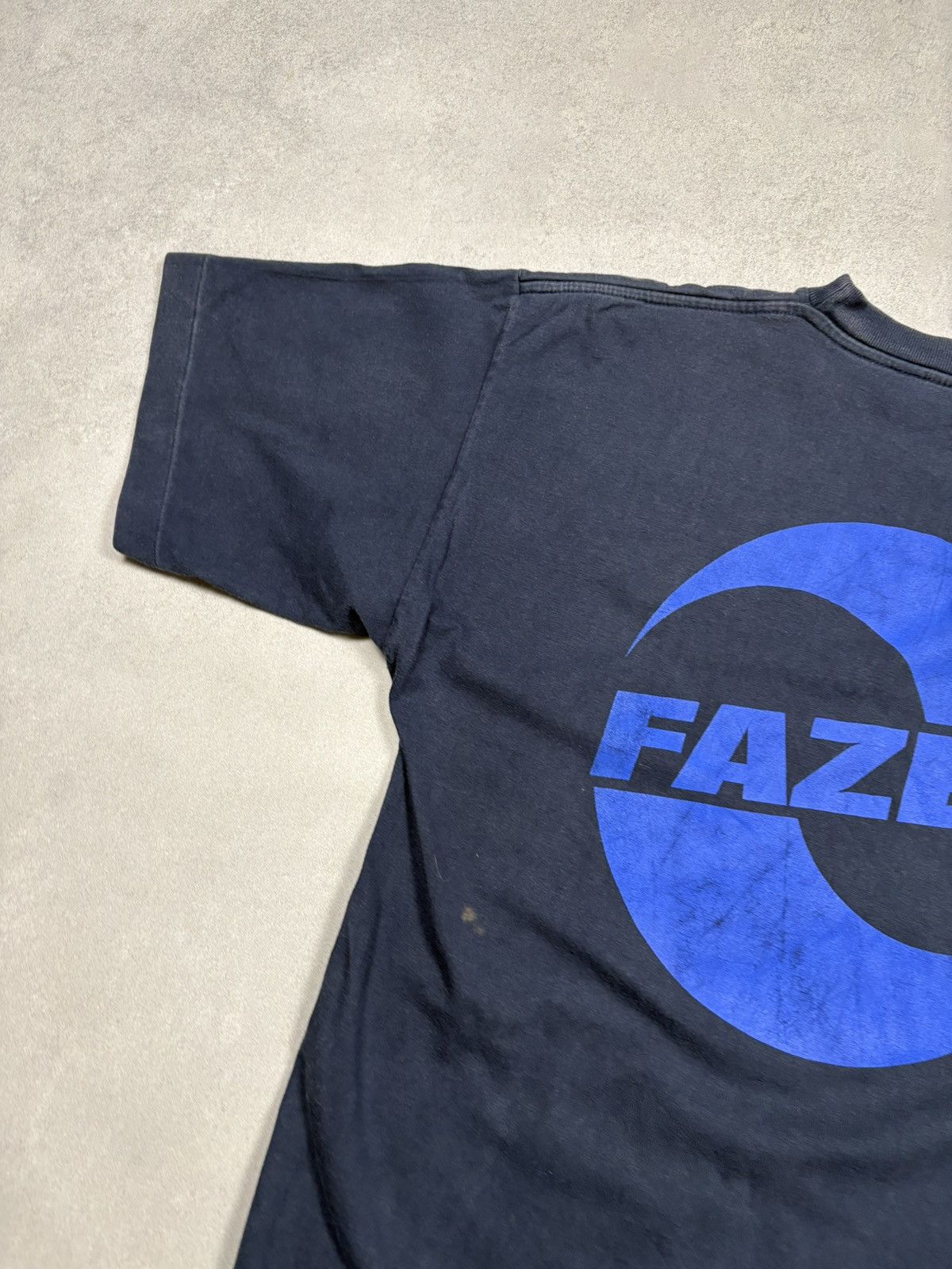Band Tees Vintage FAZE2 London Graphic T-Shirt Navy Blue Band DJ Rock Size US L / EU 52-54 / 3 - 13 Thumbnail