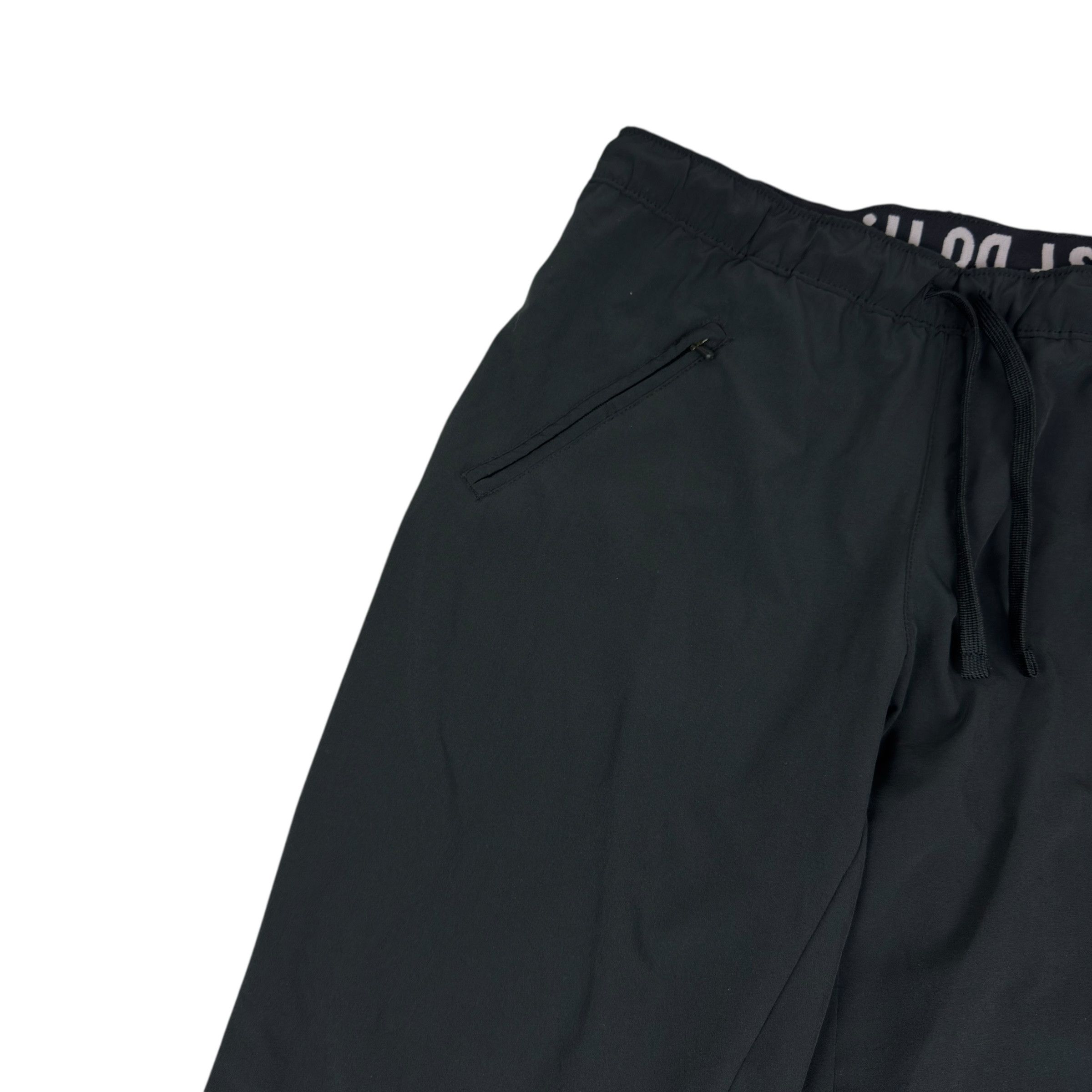 Nike × Vintage Nike Dri-Fit Men's Black Swoosh Tapered Leg Cropped Pants M Size US 30 / EU 46 - 4 Thumbnail