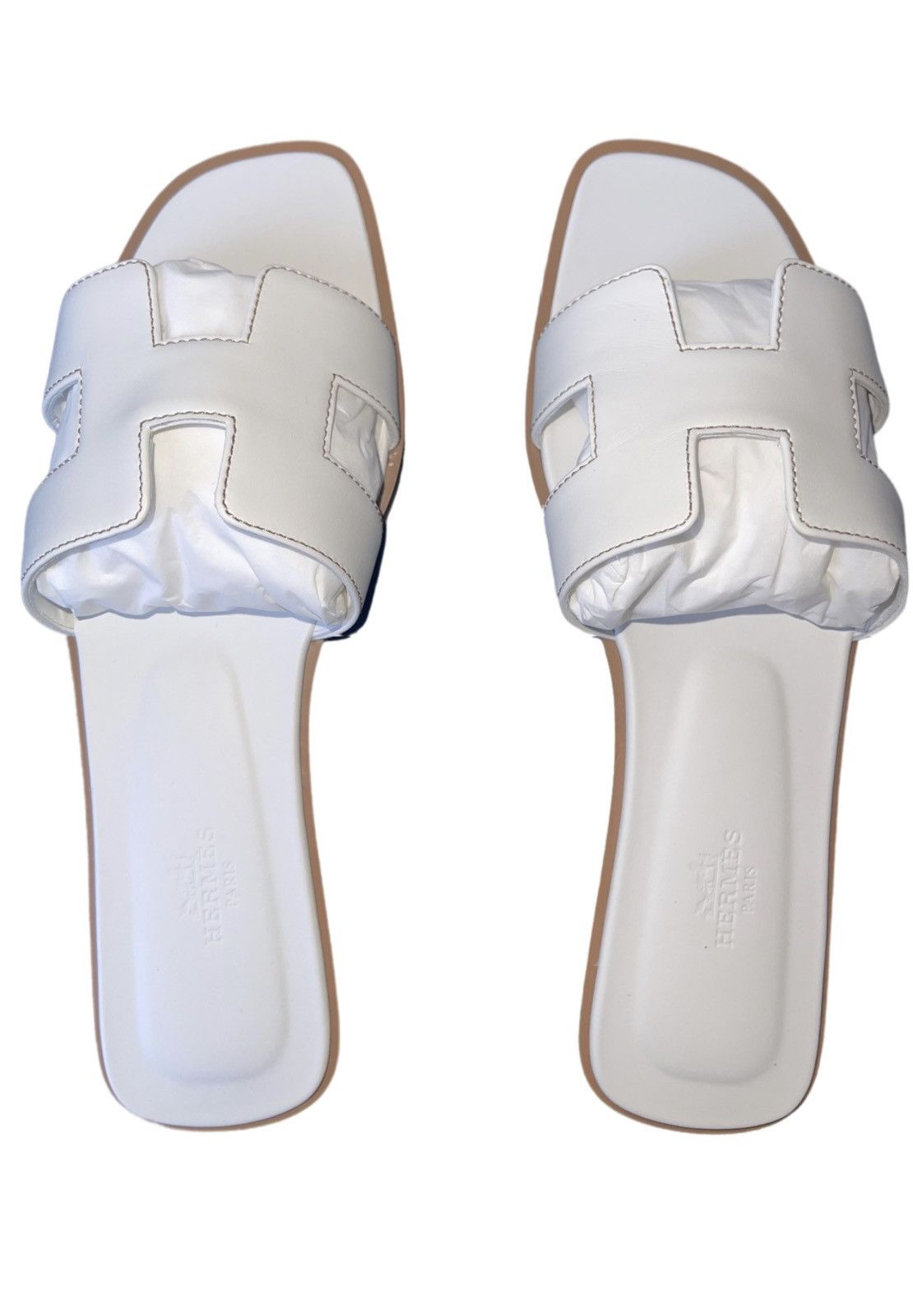 Hermes Hermes Oran Sandal Calfskin Size US 9.5 / IT 39.5 - 1 Thumbnail