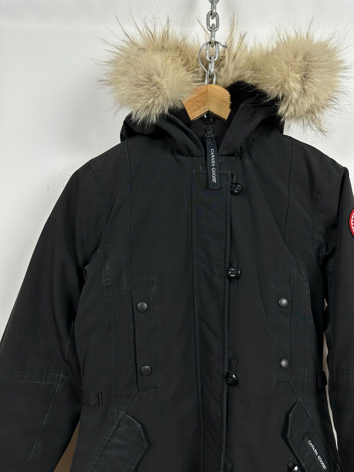 Canada Goose Canada Goose Kensington Black Down Parka Jacket Size XS / US 0-2 / IT 36-38 - 5 Thumbnail