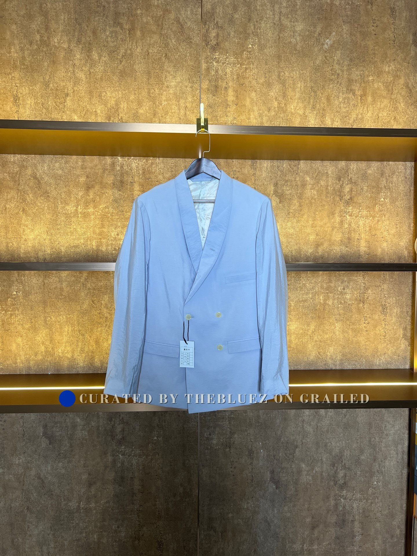 Lemaire Lilac Silk Blend Blazer