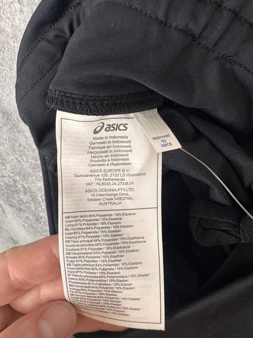 Asics Asics Women NWT Race Knee Tight Capri Leggings Running Black Size 24" / US 00 / IT 34 - 6 Thumbnail
