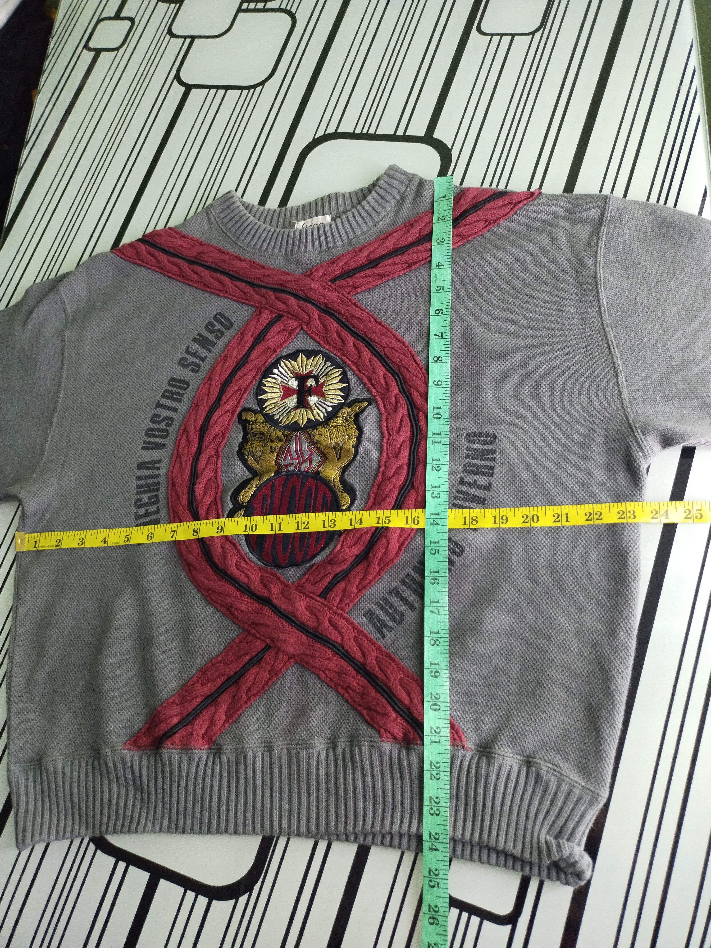 Yoshiyuki Konishi 1980's Ficce Embroidery Autunno Inverno Sweatshirt Size US L / EU 52-54 / 3 - 9 Thumbnail