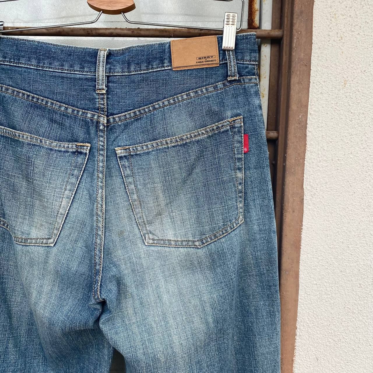Kansai Yamamoto VINTAGE KANSAI YAMAMOTO DISTRESSED DENIM W29X29 Size US 29 - 7 Thumbnail