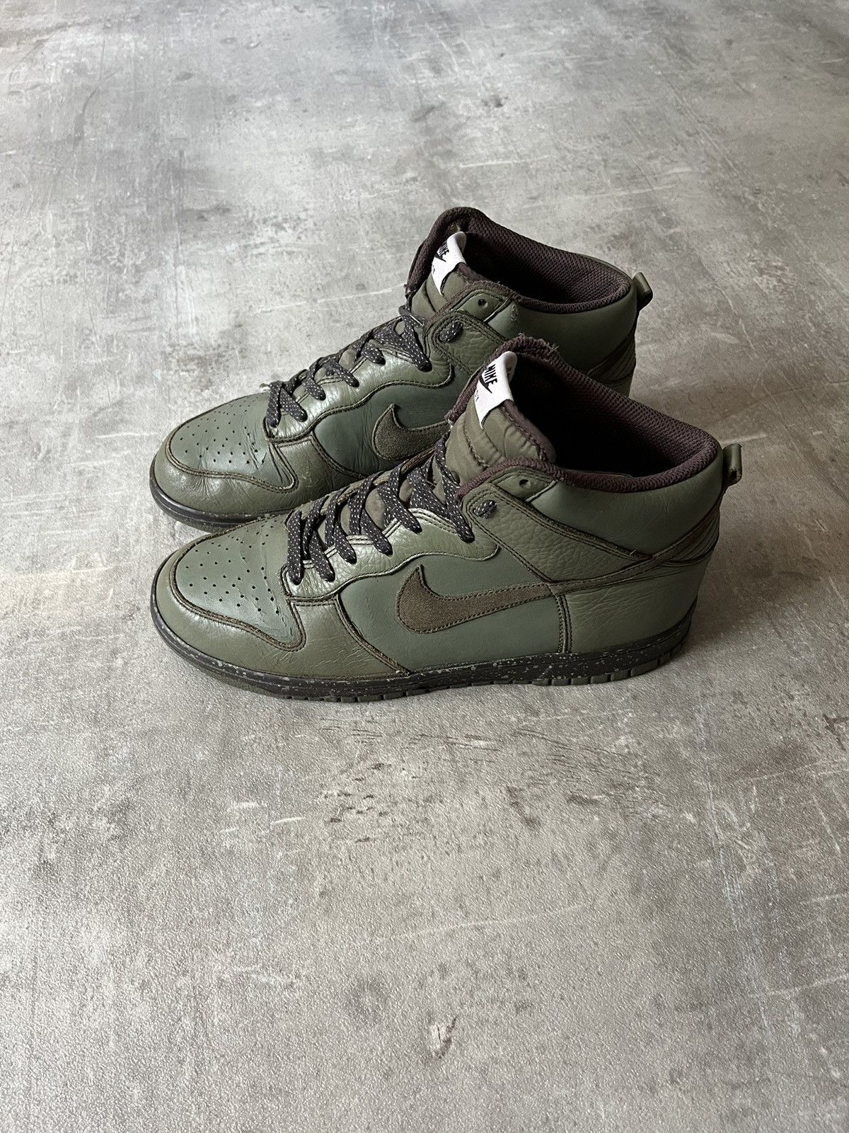 ★Nike ナイキ Dunk High Urban Haze Dark Charcoal Nike Dunk High Urban Haze Mens Size 10 Leather and Suede