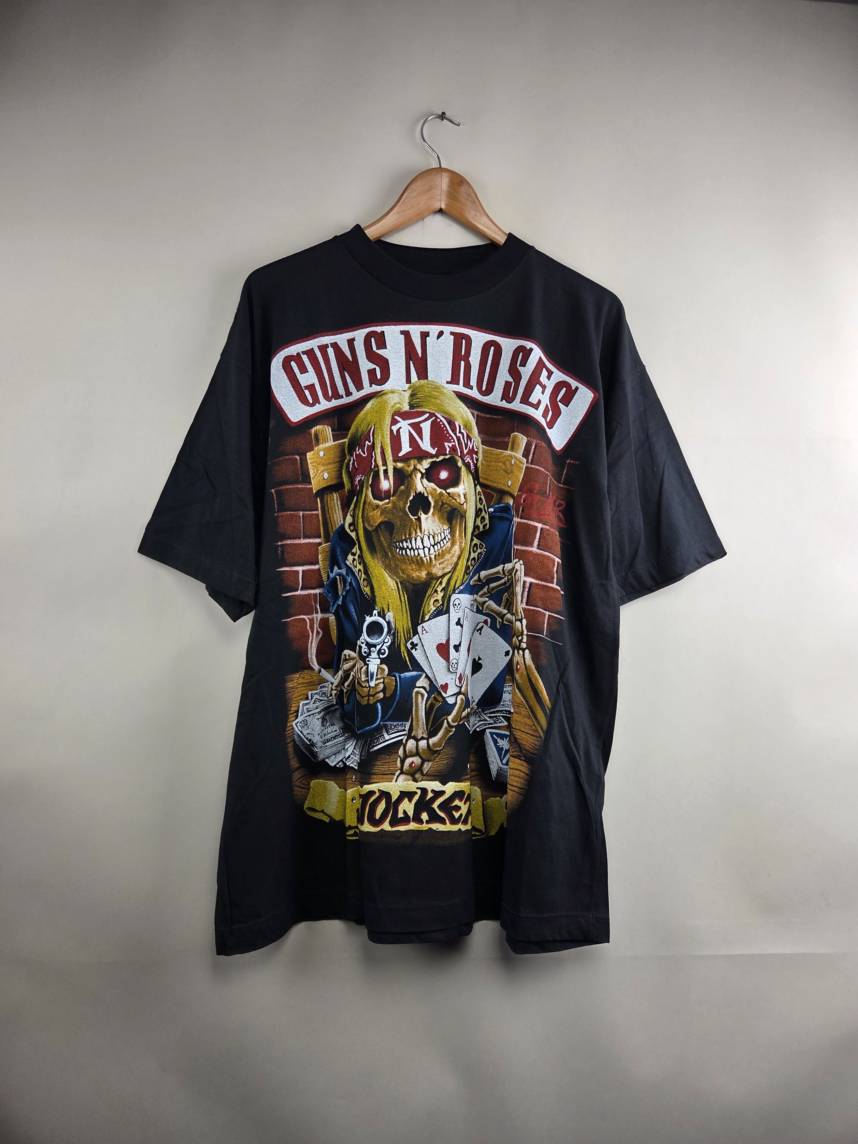 Band Tees × Guns N' Roses × Vintage 90s Guns N Roses Axl Jocker Tattoo XL 24" 30" Size US XL / EU 56 / 4 - 6 Thumbnail