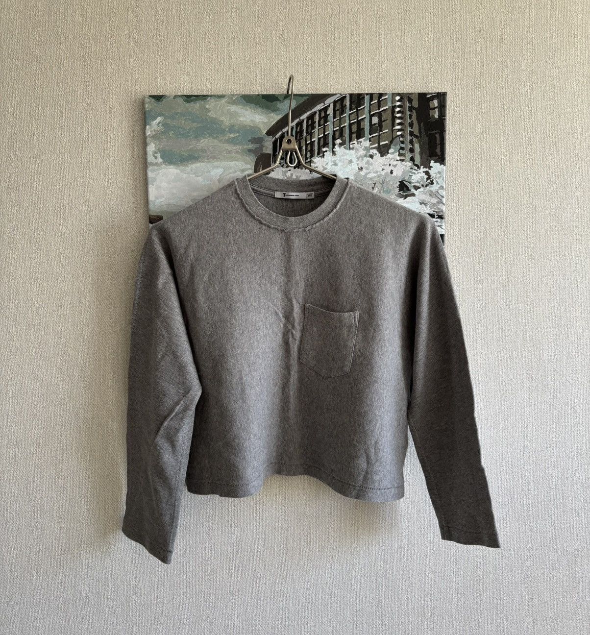 Japanese Brand × T by Alexander Wang T Alexander Wang Japanese Long Sleeve Single Stitch Size M / US 6-8 / IT 42-44 - 1 Thumbnail