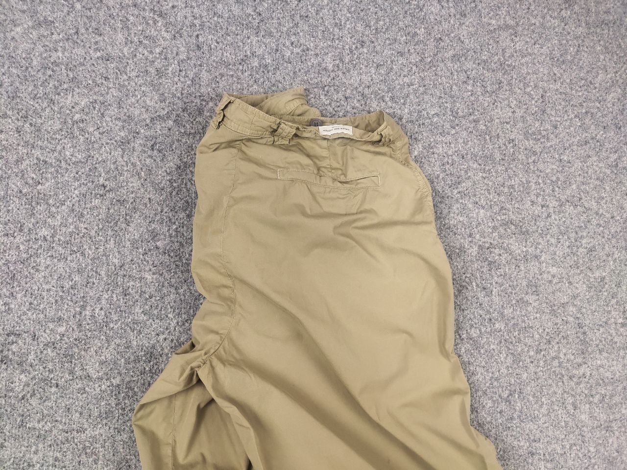 Dries Van Noten Dries Van Noten Design Wide Leg Beige Trouser Chino Pants Size 27" / US 4 / IT 40 - 5 Thumbnail