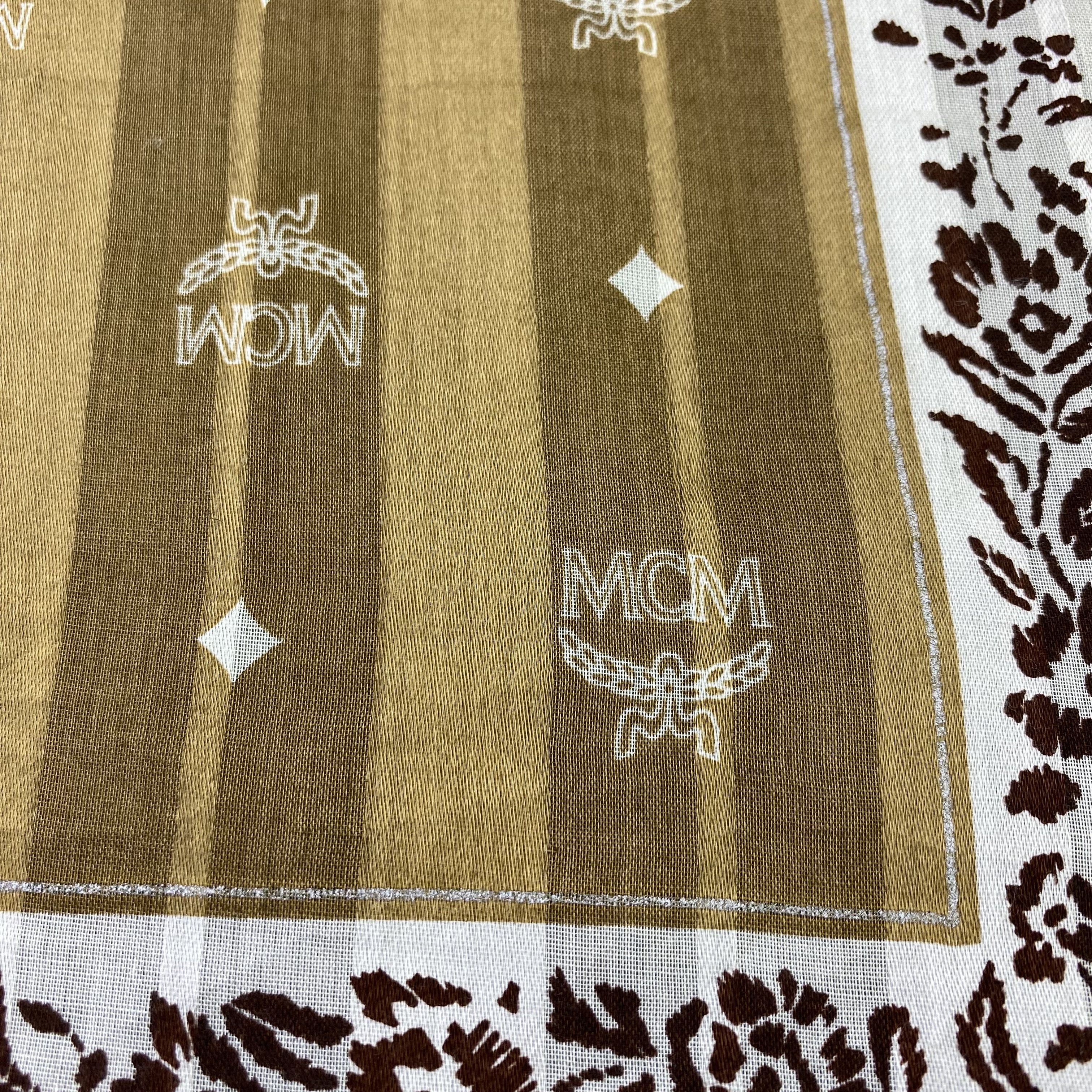 MCM MCM Monogram Handkerchief / Bandana / Neckerchief-B1079 Size ONE SIZE - 5 Thumbnail