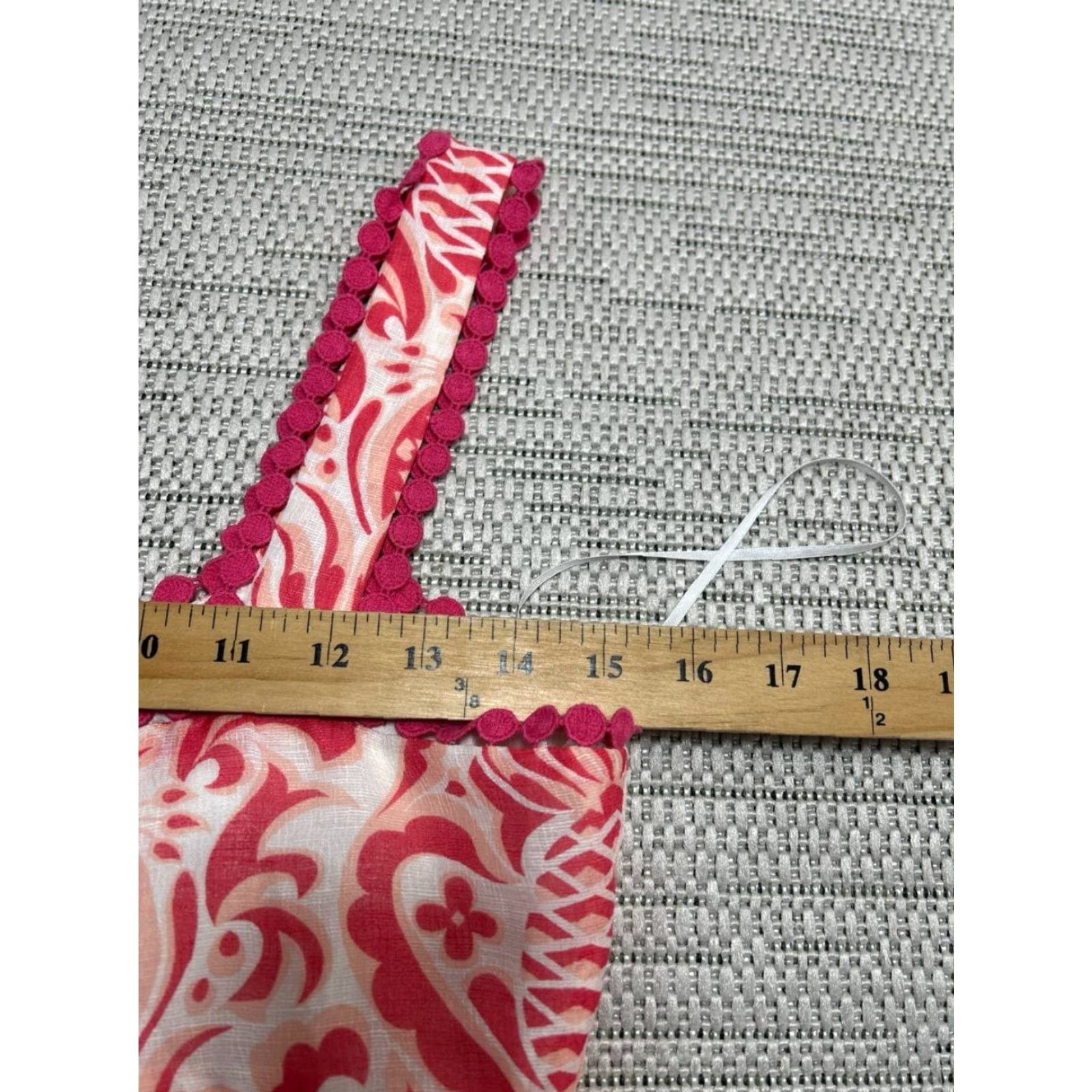 Vintage kate spade new york Blouse Top Womens 4 Pink Linen Silk Pineapple Print Sleeveless V-Neck Zip Casual Lightweight Easy Care Size S / US 4 / IT 40 - 7 Thumbnail