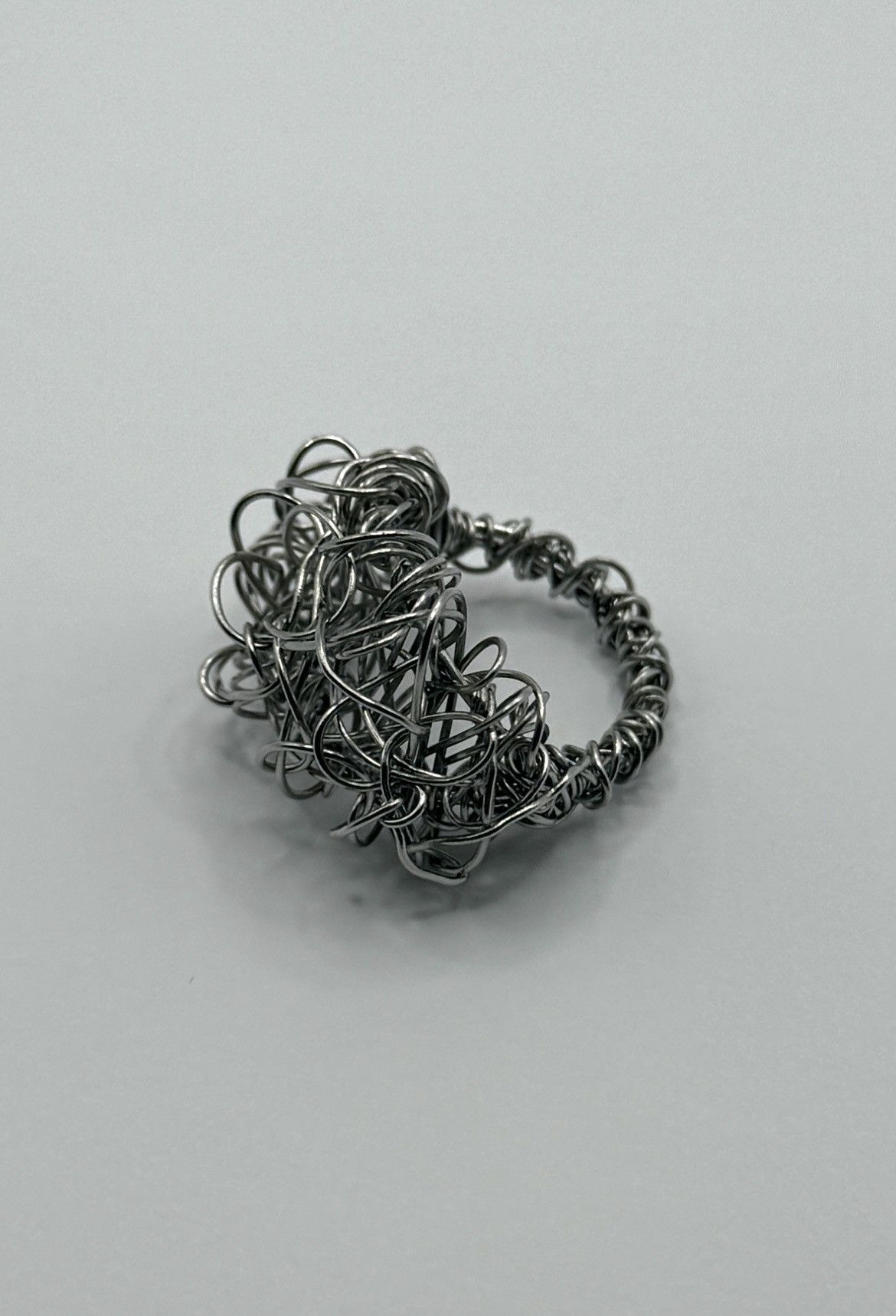 Seditionaries Handmade Raw Stainless Steel Ring Size ONE SIZE - 1 Thumbnail