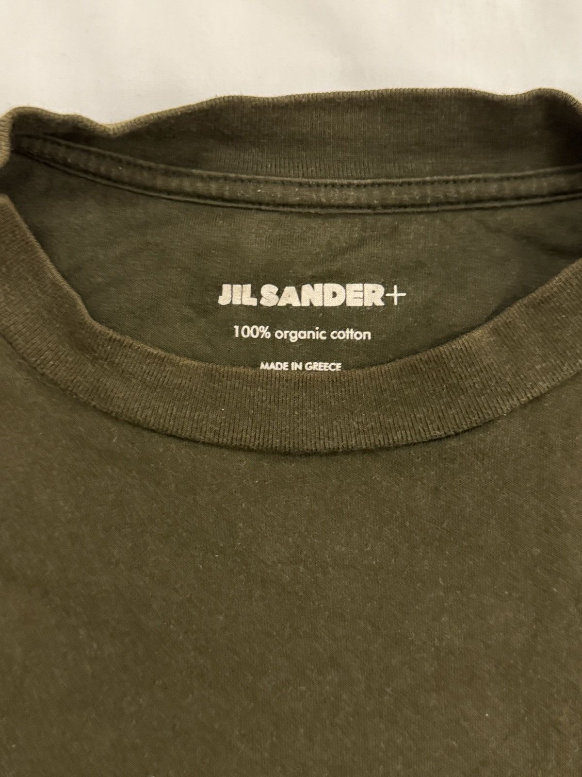 Jil Sander Jil Sander+ Dark Green T Shirt Size US L / EU 52-54 / 3 - 2 Thumbnail