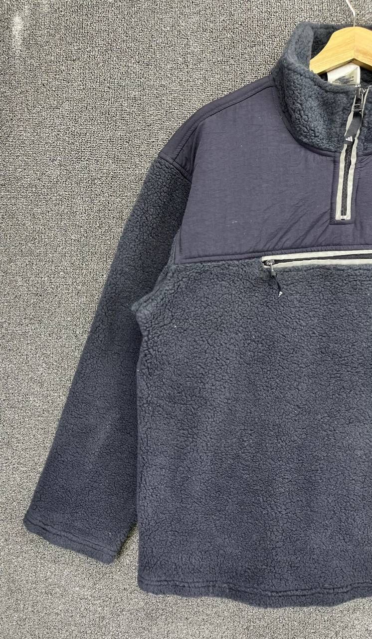 Adidas Vintage Adidas Fleece Rare Half Zipper Sweatshirts Jacket Size US M / EU 48-50 / 2 - 3 Thumbnail