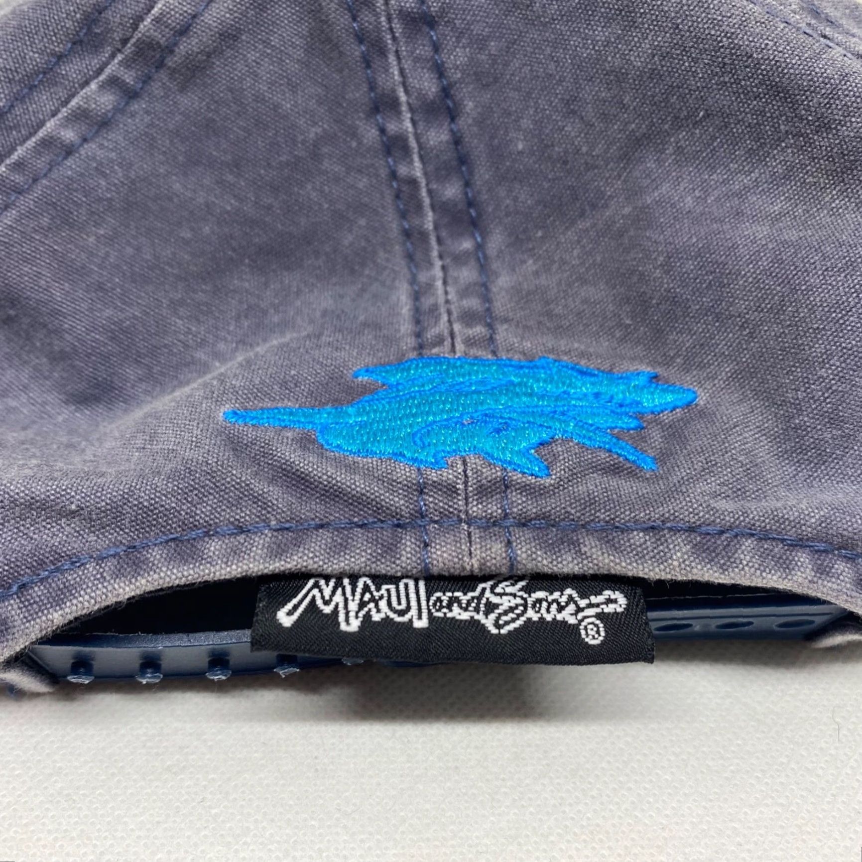 Vintage Maui and Sons Hat Faded Blue Snapback Beach Baseball Cap Unisex Adjustable Baseball Cap Unisex Adults Blue Maui and Sons Hat Adjustable Size ONE SIZE - 6 Thumbnail