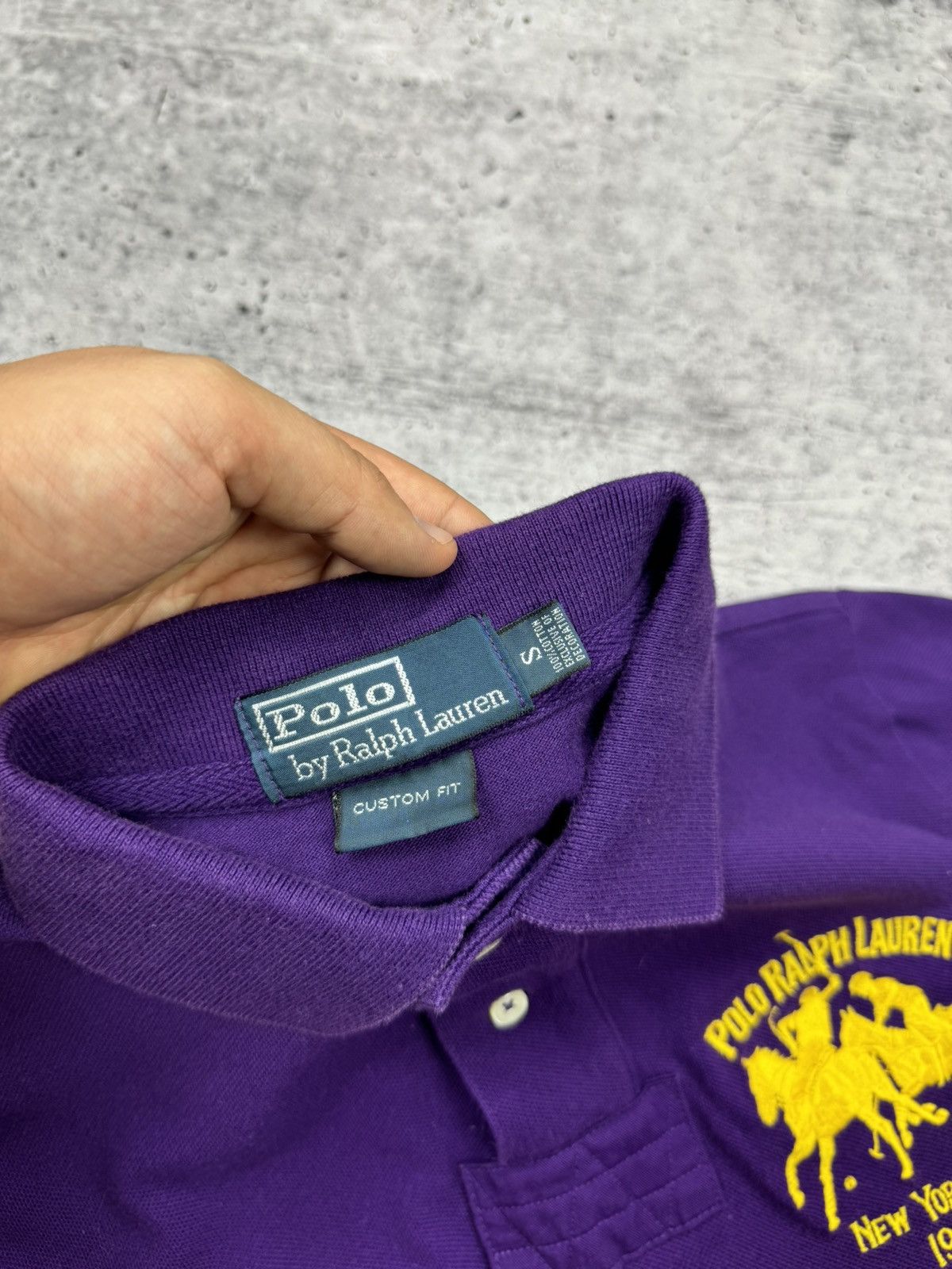Designer × Polo Ralph Lauren × Vintage Vintage Polo Ralph Lauren Big Logo Y2K Polo Longsleeve Shirt Size US S / EU 44-46 / 1 - 10 Thumbnail