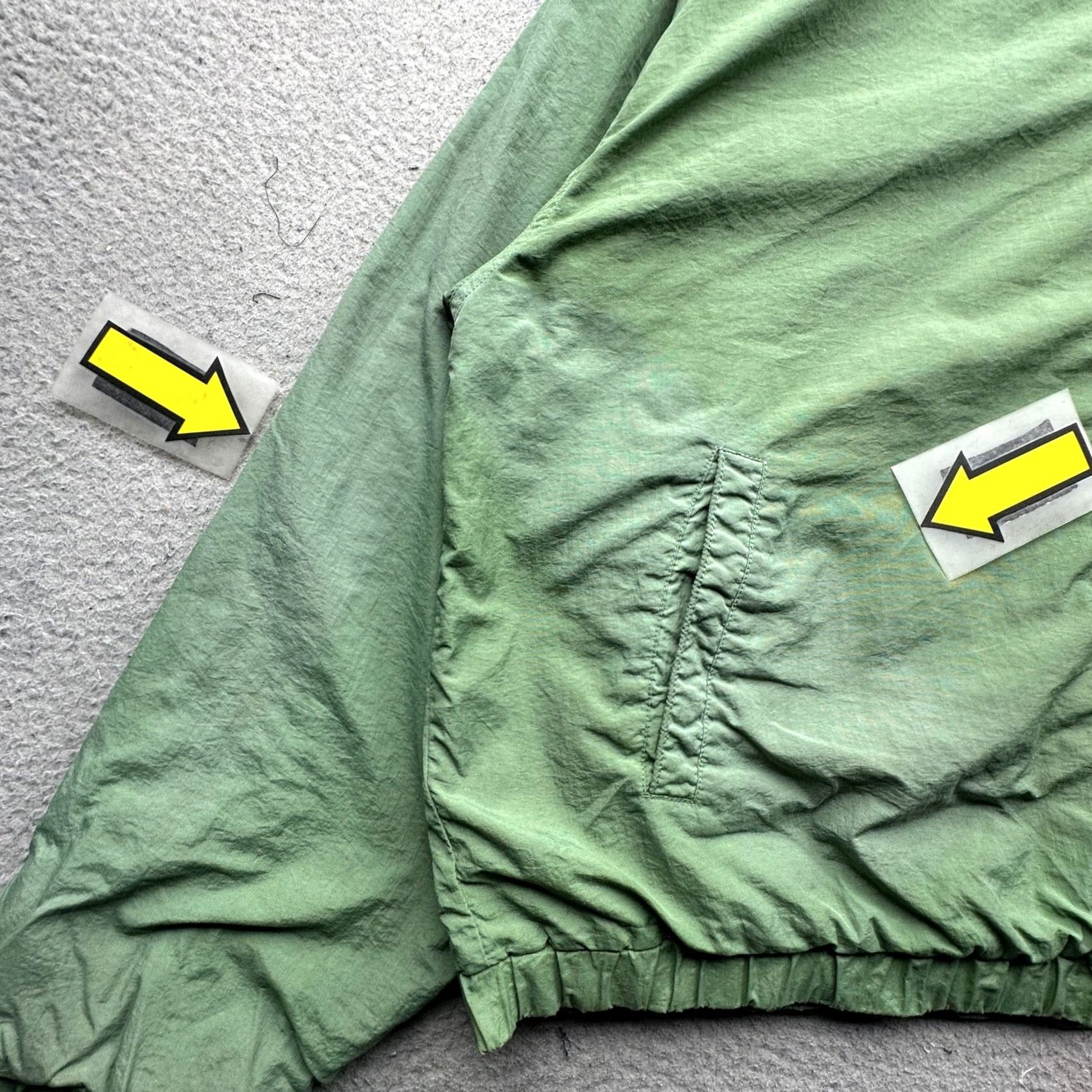 Vintage VINTAGE The Real McCoy's Lined Nylon Jacket Mens XL Green Logo Embroidered Full Zip Hooded Size US XL / EU 56 / 4 - 7 Thumbnail