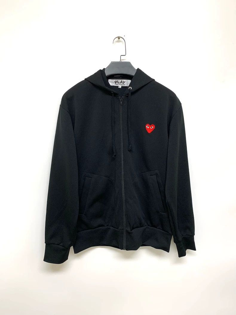 Comme des Garcons Comme Des Garcons Love zipper hooded long sleeve sweater c Size XL / US 12-14 / IT 48-50 - 1 Thumbnail