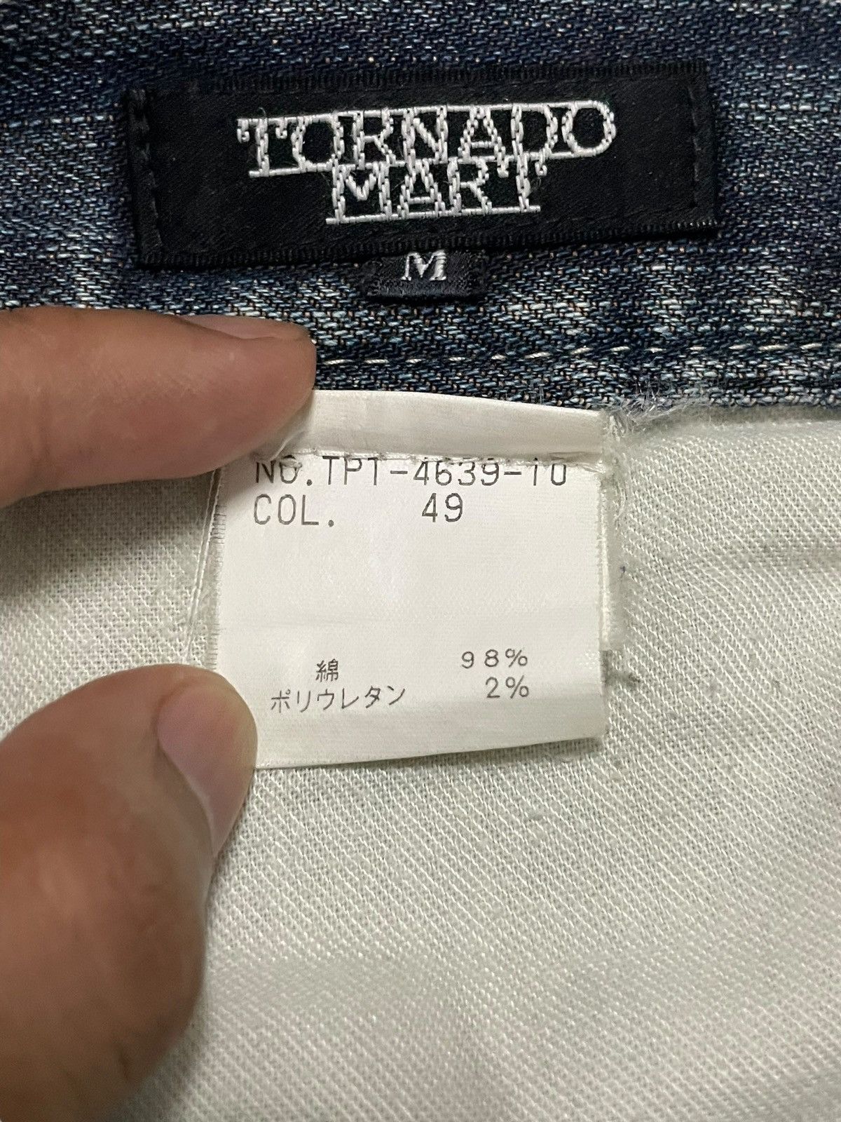 Tornado Mart Vintage Tornado Mart Paint Splatter Button Fly Bootcut Jeans Size US 30 / EU 46 - 16 Thumbnail
