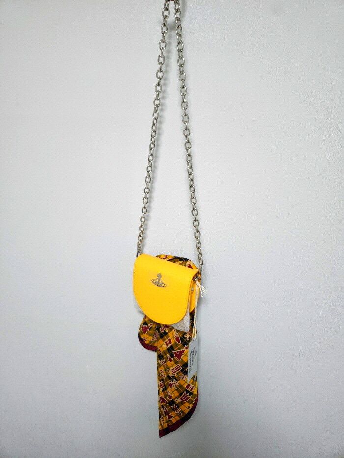 Vivienne Westwood Vivienne Westwood ORB 레더 하프문 체인백 Size ONE SIZE - 5 Thumbnail