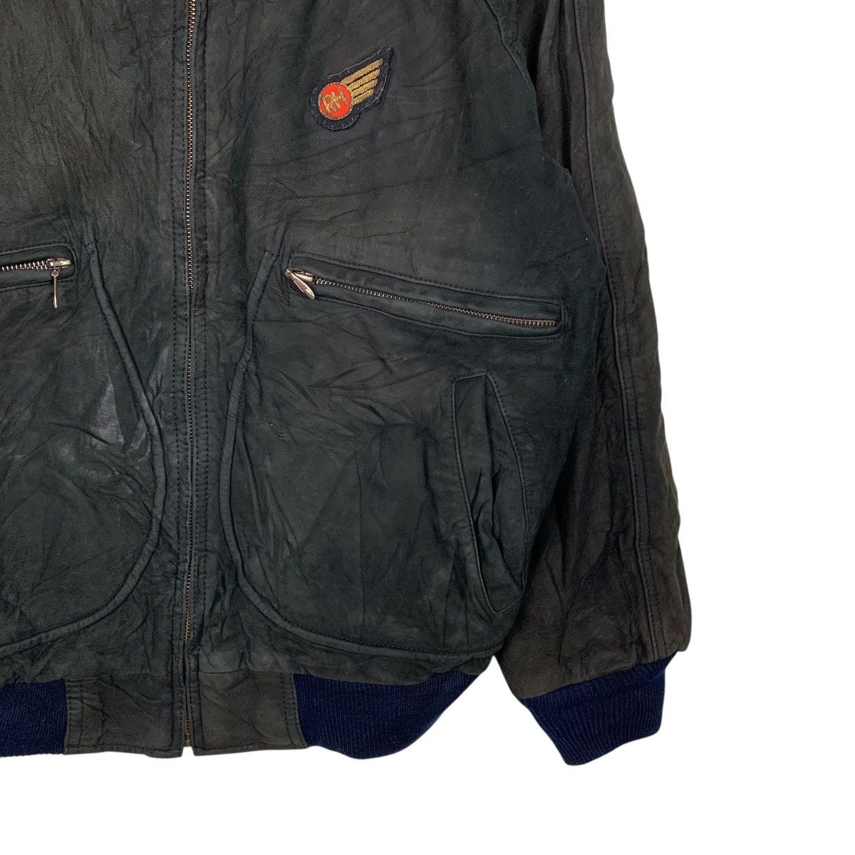 Other Ruff Hewn Military Leather Jacket Size US M / EU 48-50 / 2 - 4 Thumbnail