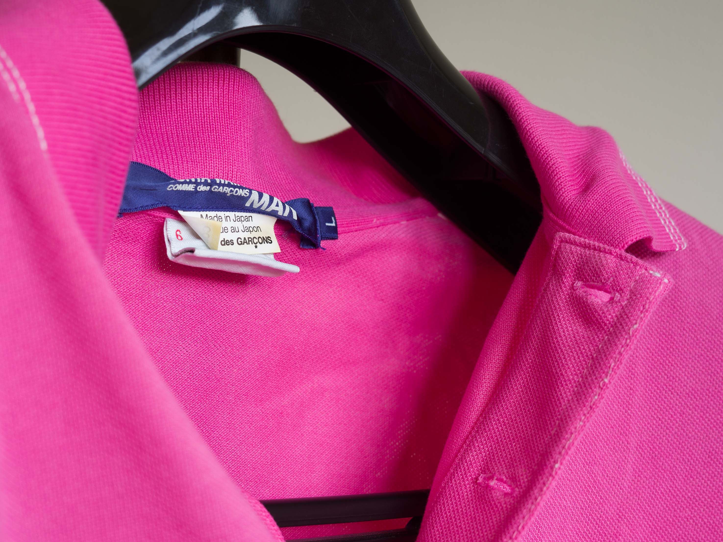 Junya Watanabe × Lacoste SS2006 JUNYA WATANABE MAN x LACOSTE RECONSTRUCTED POLO SHIRT Size US L / EU 52-54 / 3 - 5 Thumbnail