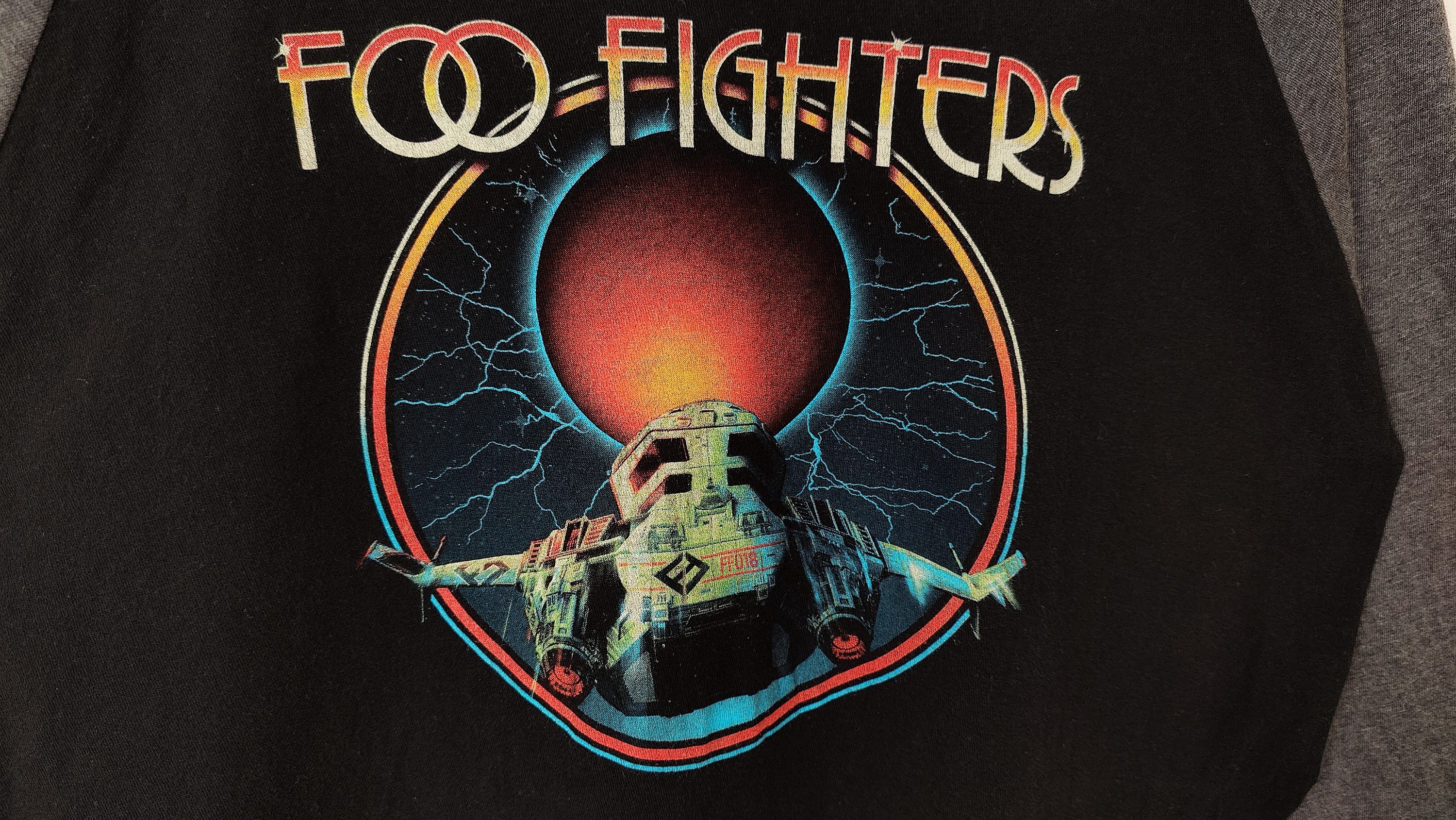 Band Tees Foo Fighter Space Shuttle Red Moon Raglan Longsleeve Size US L / EU 52-54 / 3 - 2 Thumbnail