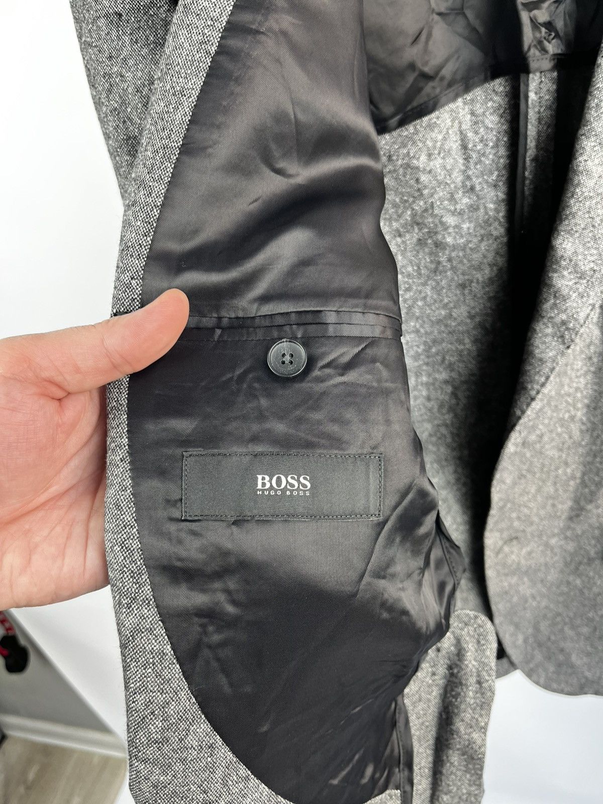 Hugo Boss Hugo Boss mens wool blazer jacket Size US L / EU 52-54 / 3 - 8 Thumbnail