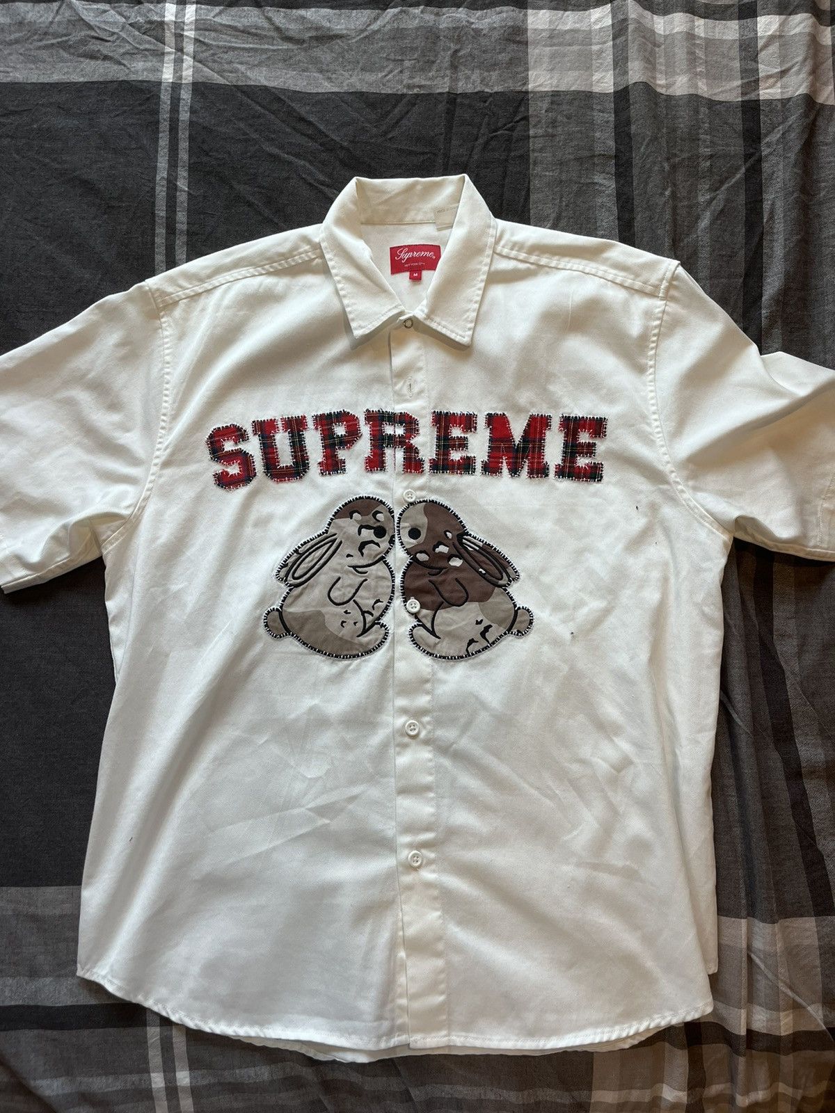 Supreme Supreme Bunnies S/S Work Shirt | Grailed