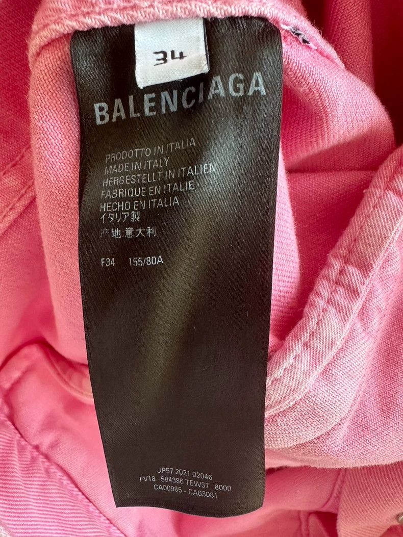 Balenciaga Balenciaga Valentine's Day Denim Jacket 2502-Nextarrow Size XXS / US 00 / IT 34 - 4 Thumbnail