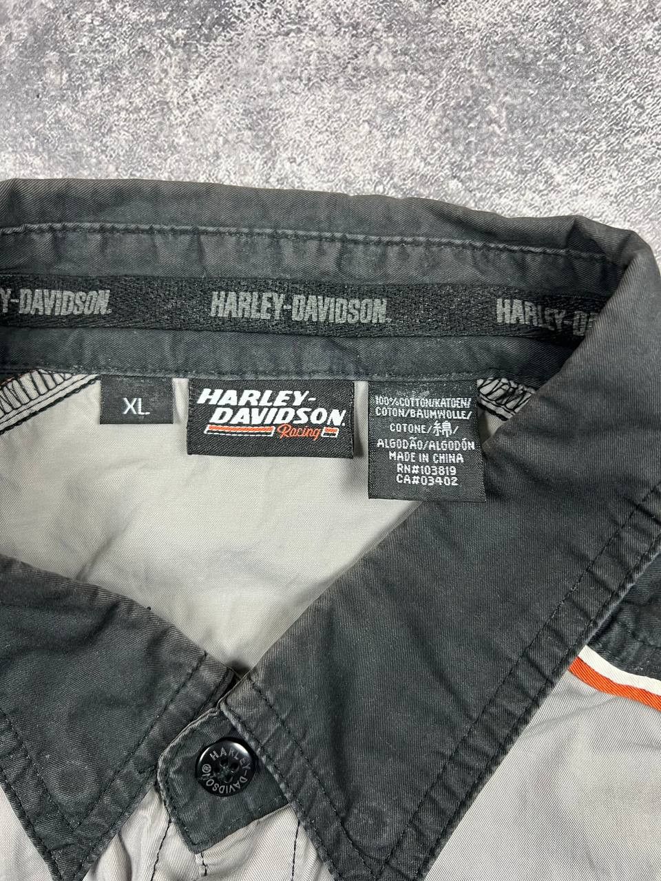 Harley Davidson Vinatge Harley Davidson Long Sleeve Button Up Shirt Racing Size US XL / EU 56 / 4 - 11 Thumbnail