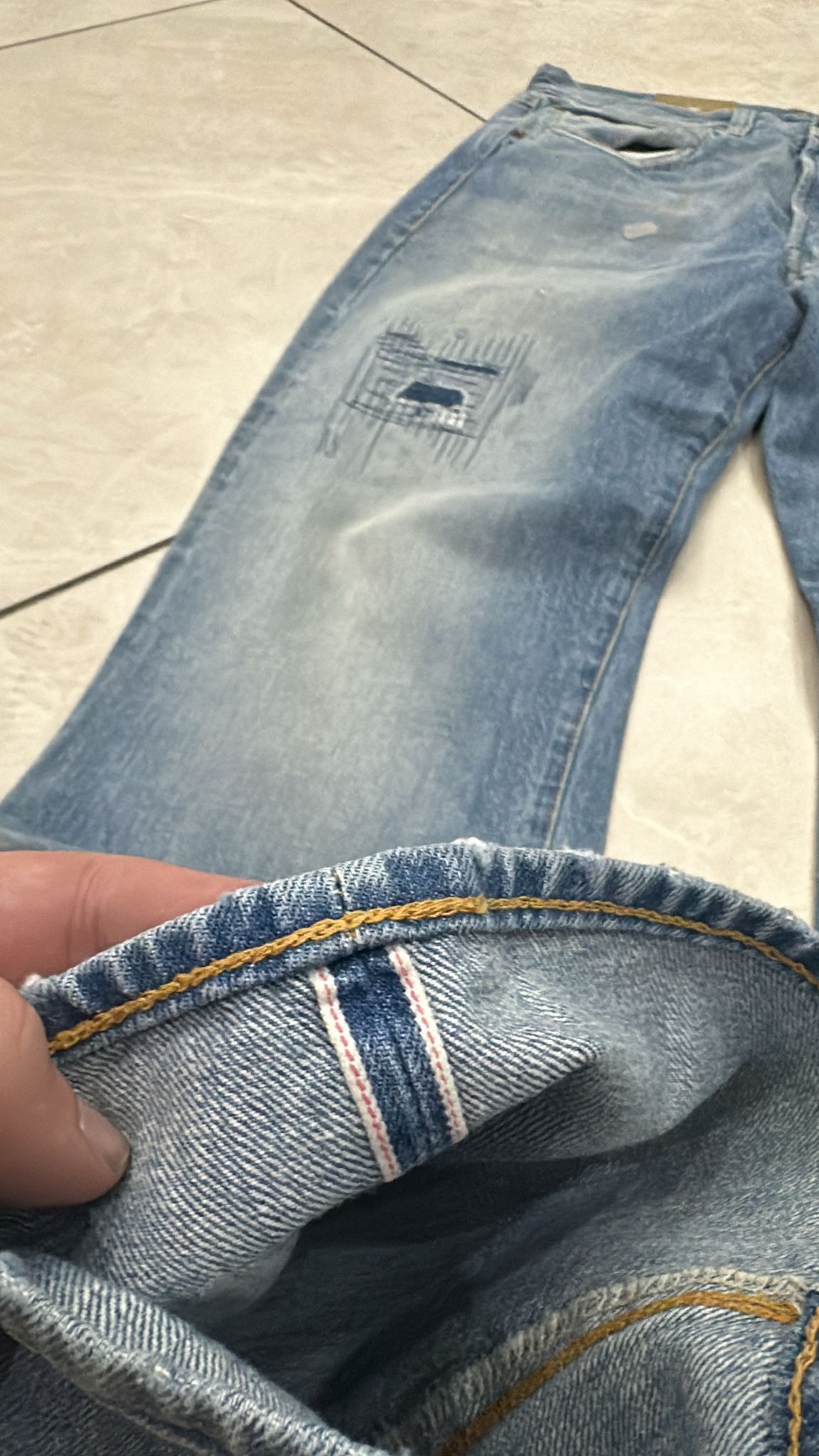 Levi's Vintage Clothing LVC Levi's Vintage Clothing 1947 501XX BigE Selvedge Jeans Size US 33 - 3 Thumbnail