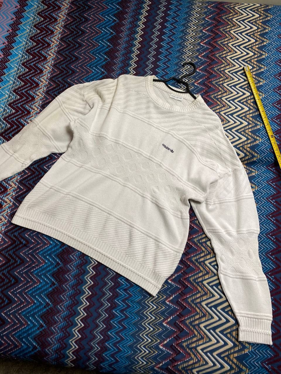 Adidas × Vintage ADIDAS Big Spell Out Logo Crewneck Sweatshirts Size US M / EU 48-50 / 2 - 17 Thumbnail
