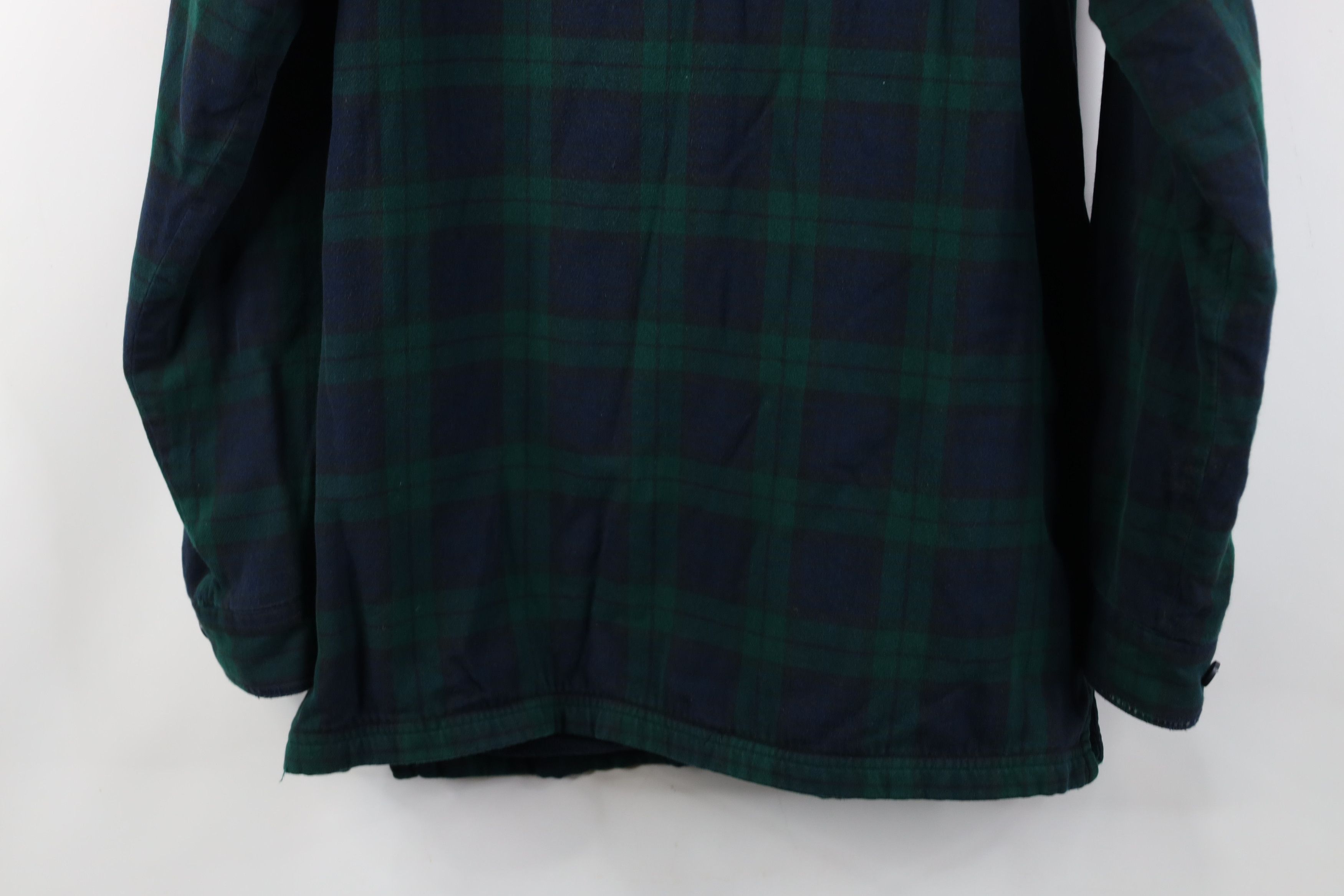 L.L. Bean Vintage LL Bean Fleece Lined Flannel Shirt Jacket Plaid Size US M / EU 48-50 / 2 - 16 Thumbnail