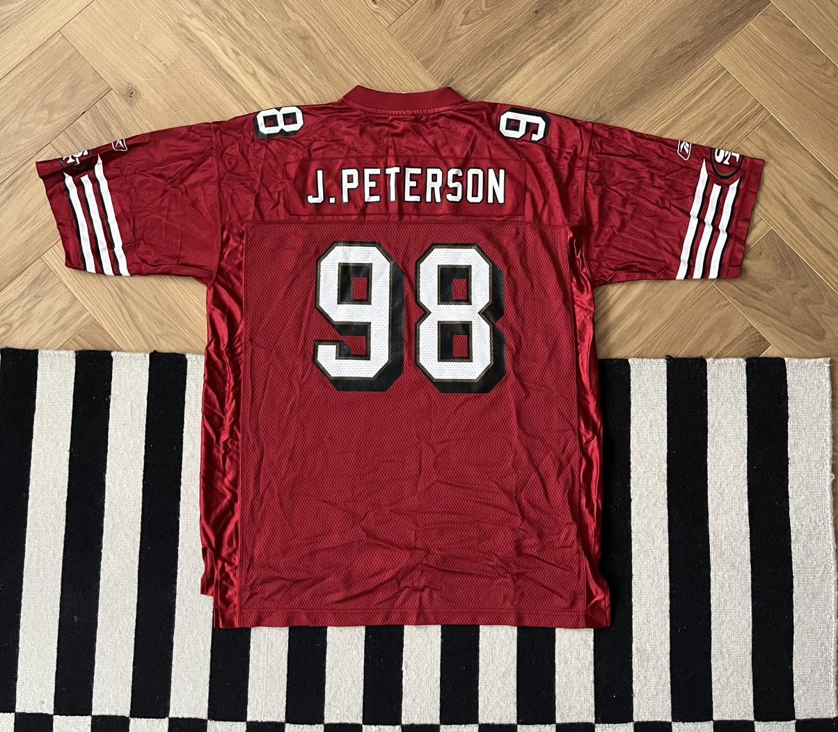 Reebok 2005 San Francisco 49ers J. Peterson #98 Home Jersey Reebok Size US XL / EU 56 / 4 - 9 Thumbnail