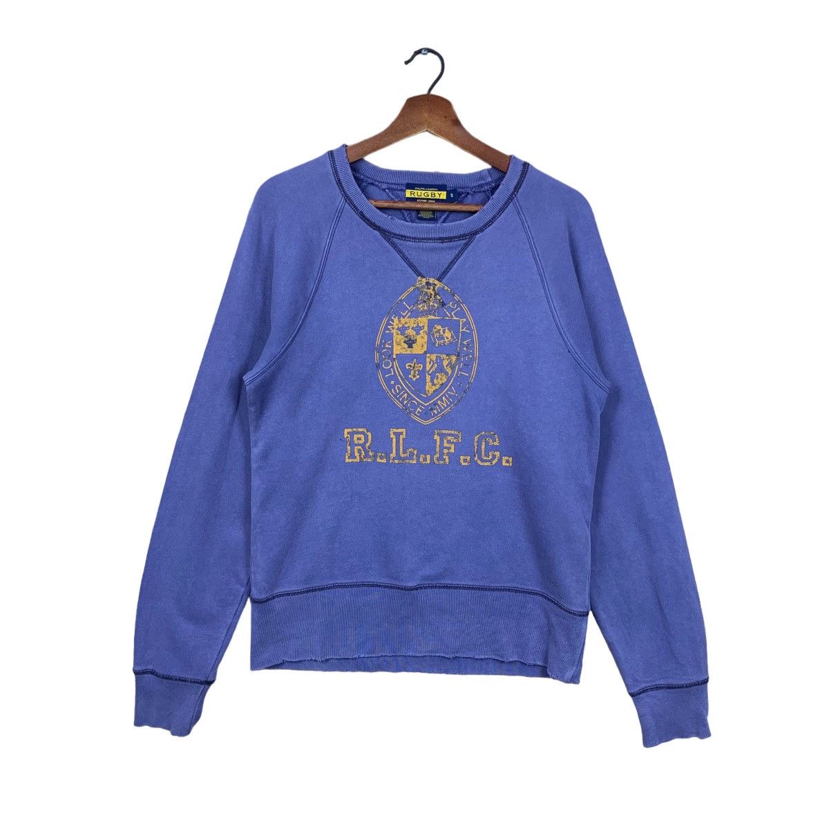 Ralph Lauren × Rugby Ralph Lauren × Vintage Vintage 2004 Ralph Lauren Rugby Sweatshirt Big Logo Size US S / EU 44-46 / 1 - 1 Thumbnail