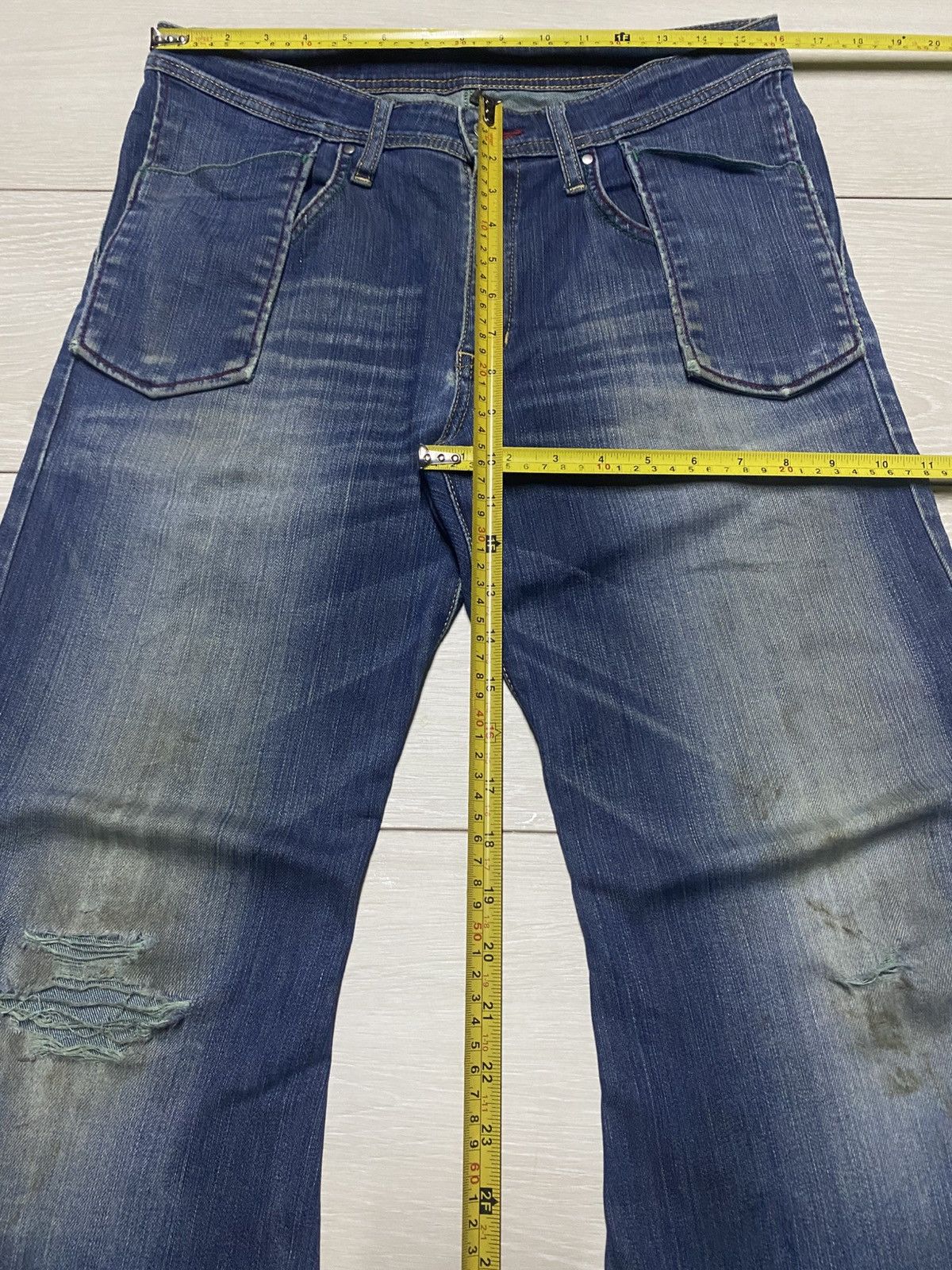 Edwin Vintage Edwin 503 E Function Twist Leg Curve Slim Jeans Size US 32 / EU 48 - 13 Thumbnail
