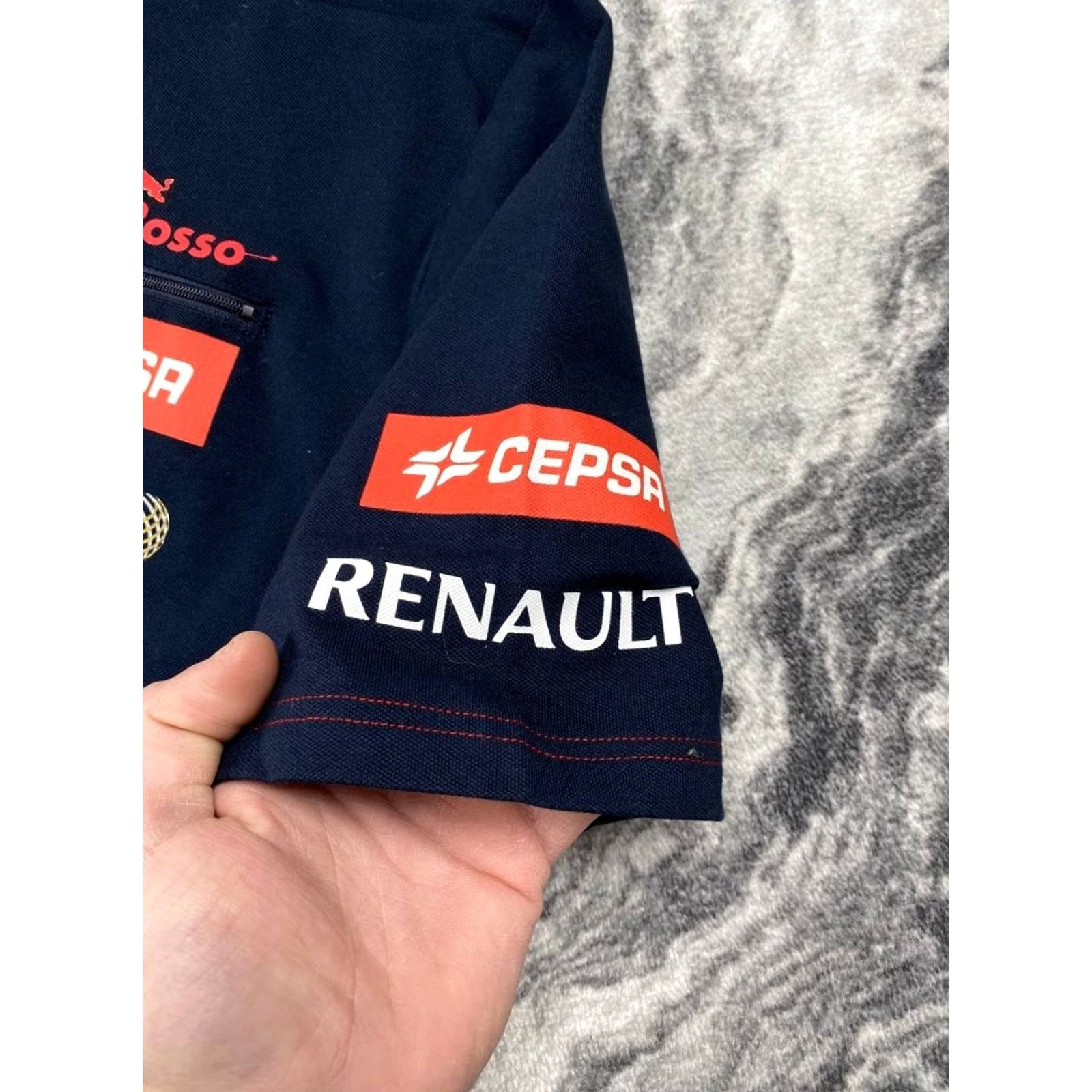 Logo 7 VINTAGE Toro Rosso Red Bull Racing Big Logo Men XL T Shirt Blue Size US XL / EU 56 / 4 - 3 Thumbnail