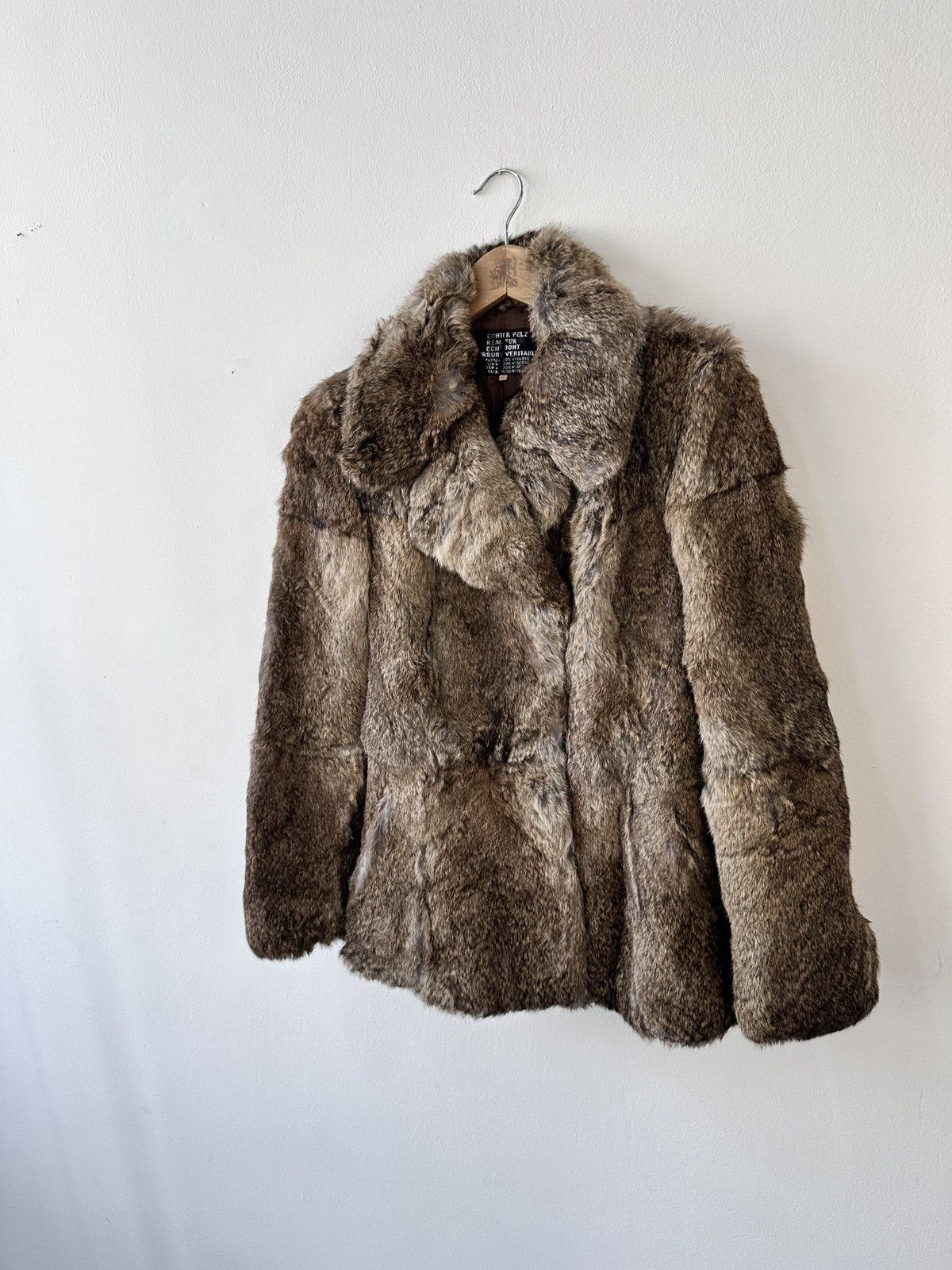 Other Vintage Real Fur Coat Jacket Brown Size 40 M Genuine Fur Size S / US 4 / IT 40 - 4 Thumbnail