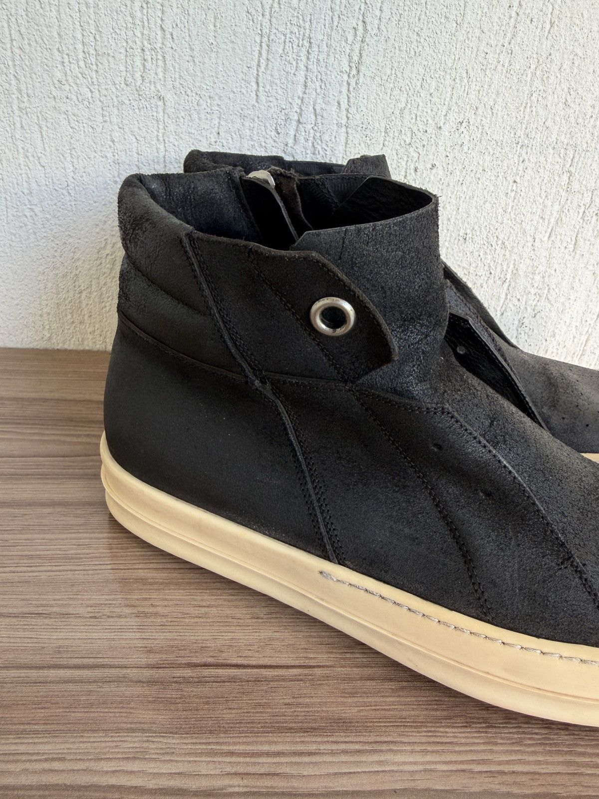 Rick Owens E15🕷️ Blistered leather island dunks Size US 10.5 / EU 43-44 - 11 Thumbnail