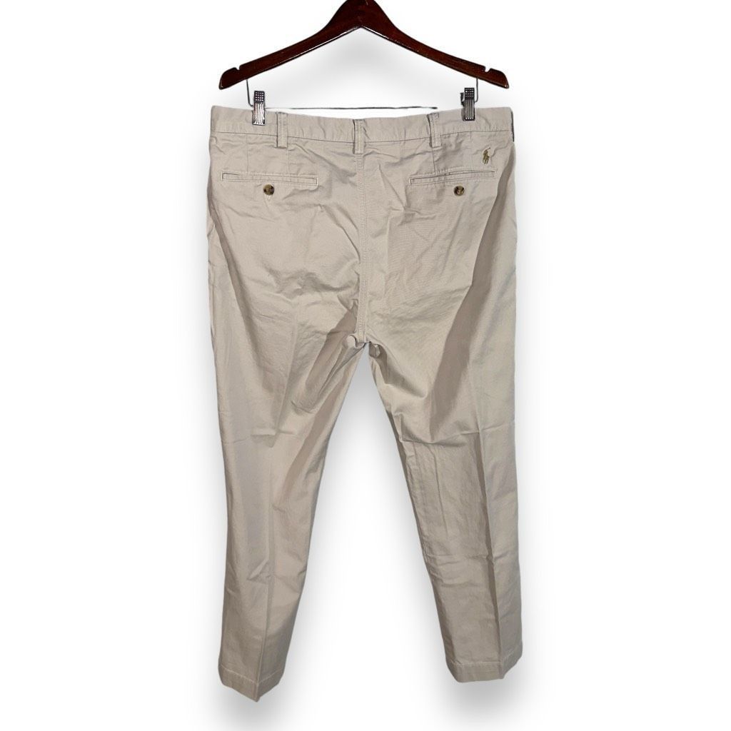 Polo Ralph Lauren Polo Ralph Lauren Tan Classic-Fit Twill Chino Pants 36/30 Size US 36 / EU 52 - 10 Thumbnail